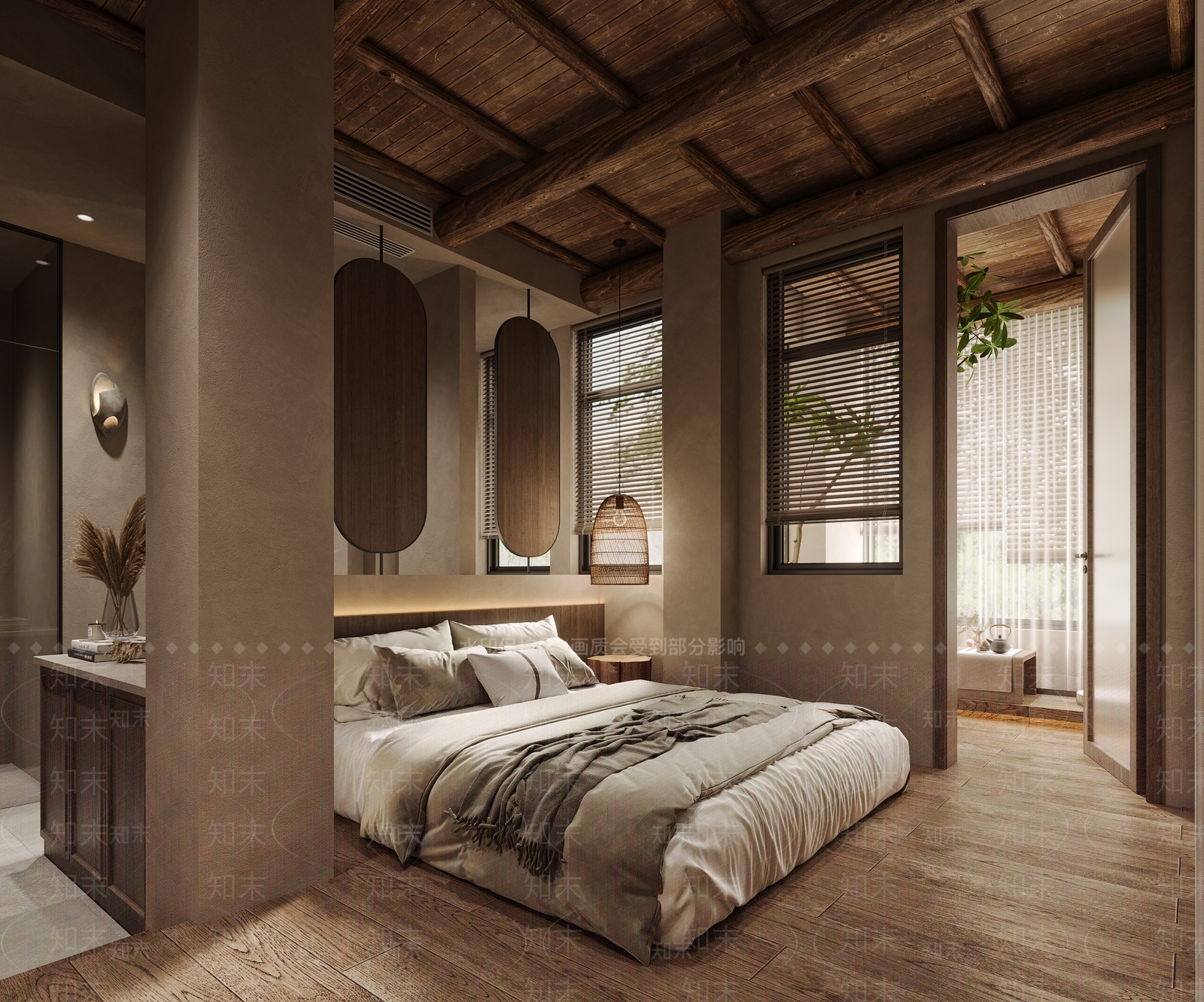 侘寂民宿3D模型下载【ID:1186876345】