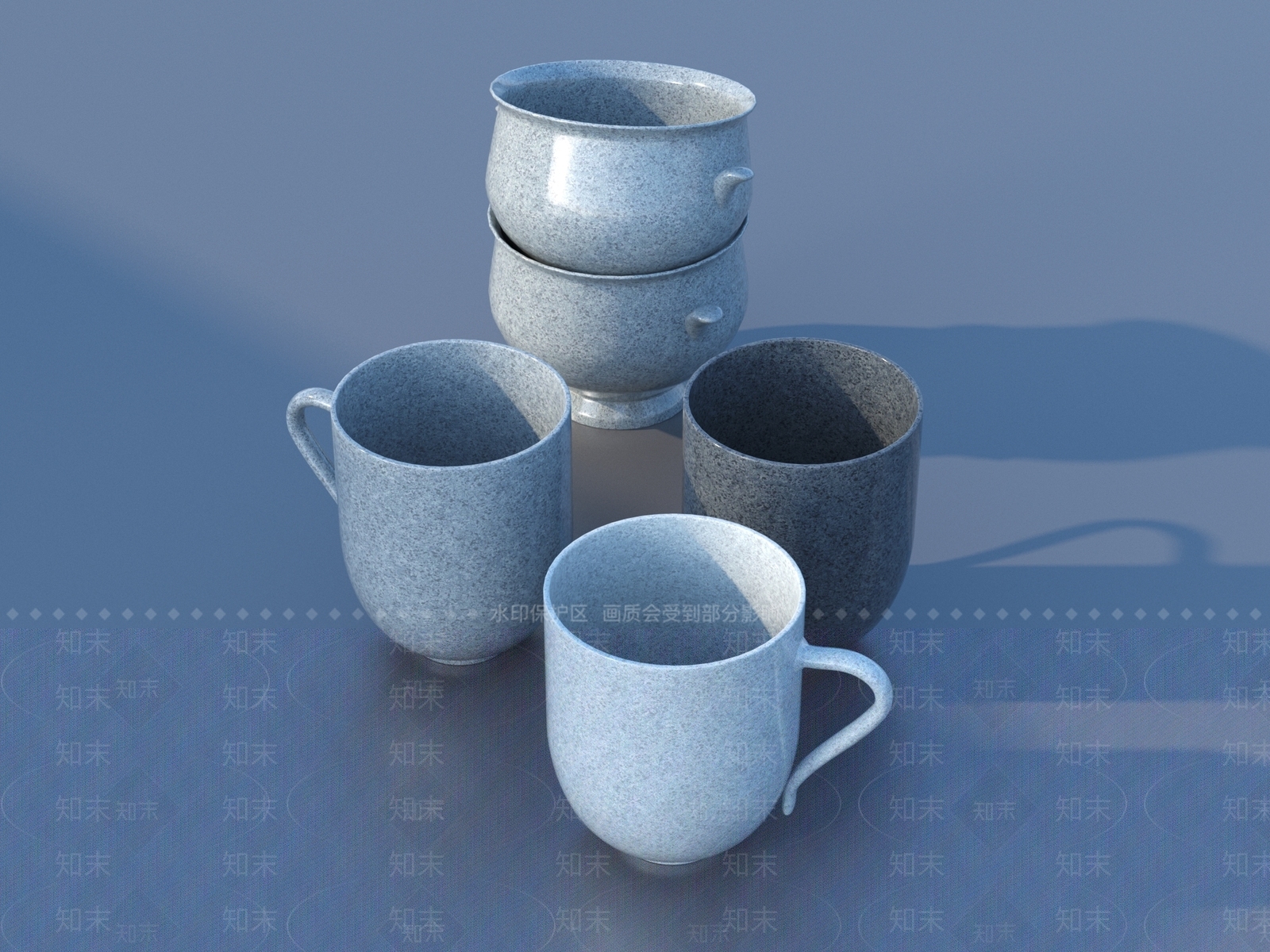 餐具3D模型下载【ID:1186878418】