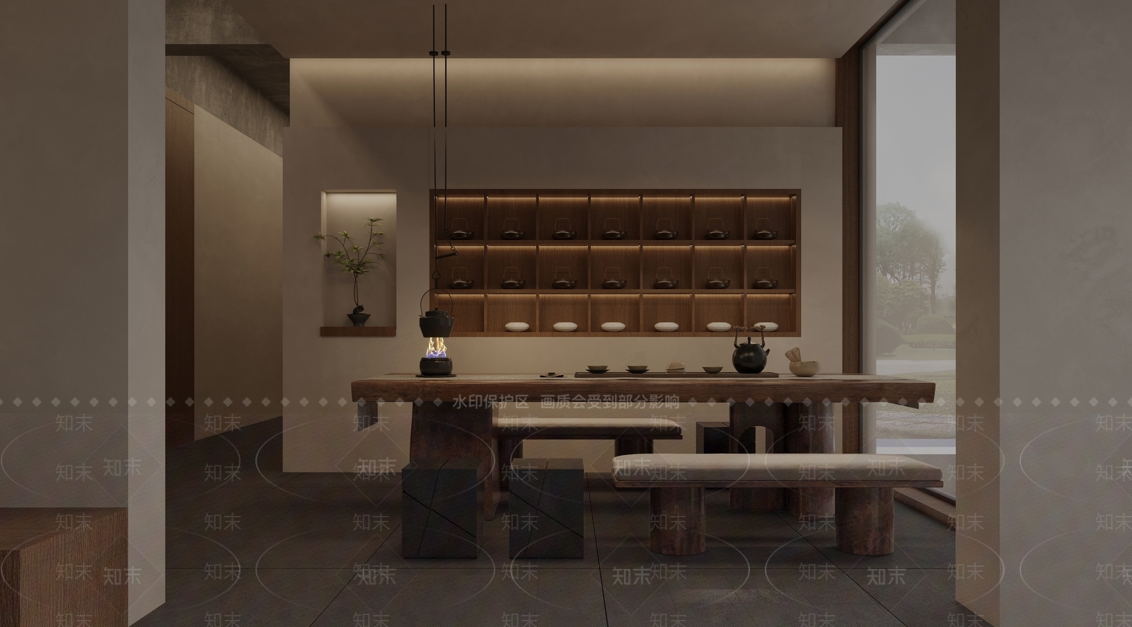 茶馆3D模型精品下载_3dmax模型_知末网