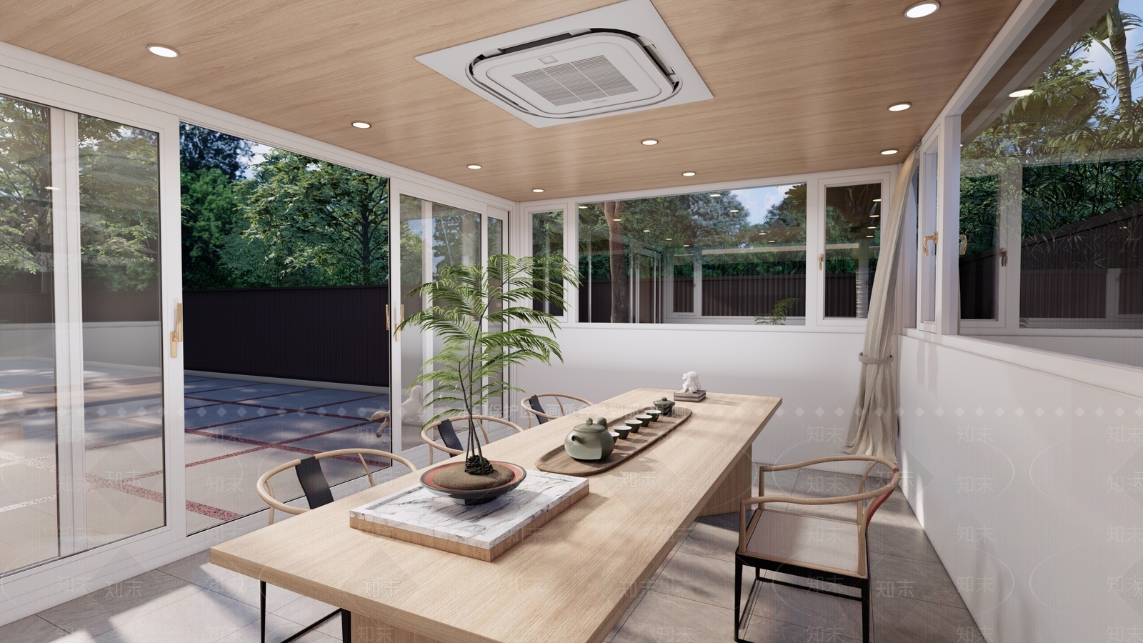 奶油现代小公建SU模型下载【ID:1186881071】