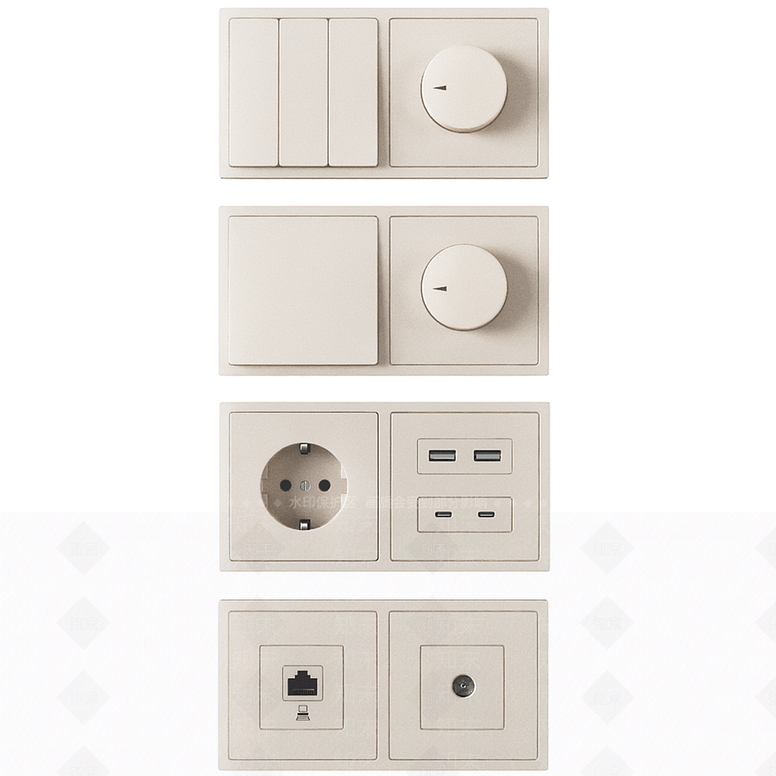 开关3D模型下载【ID:1186887747】