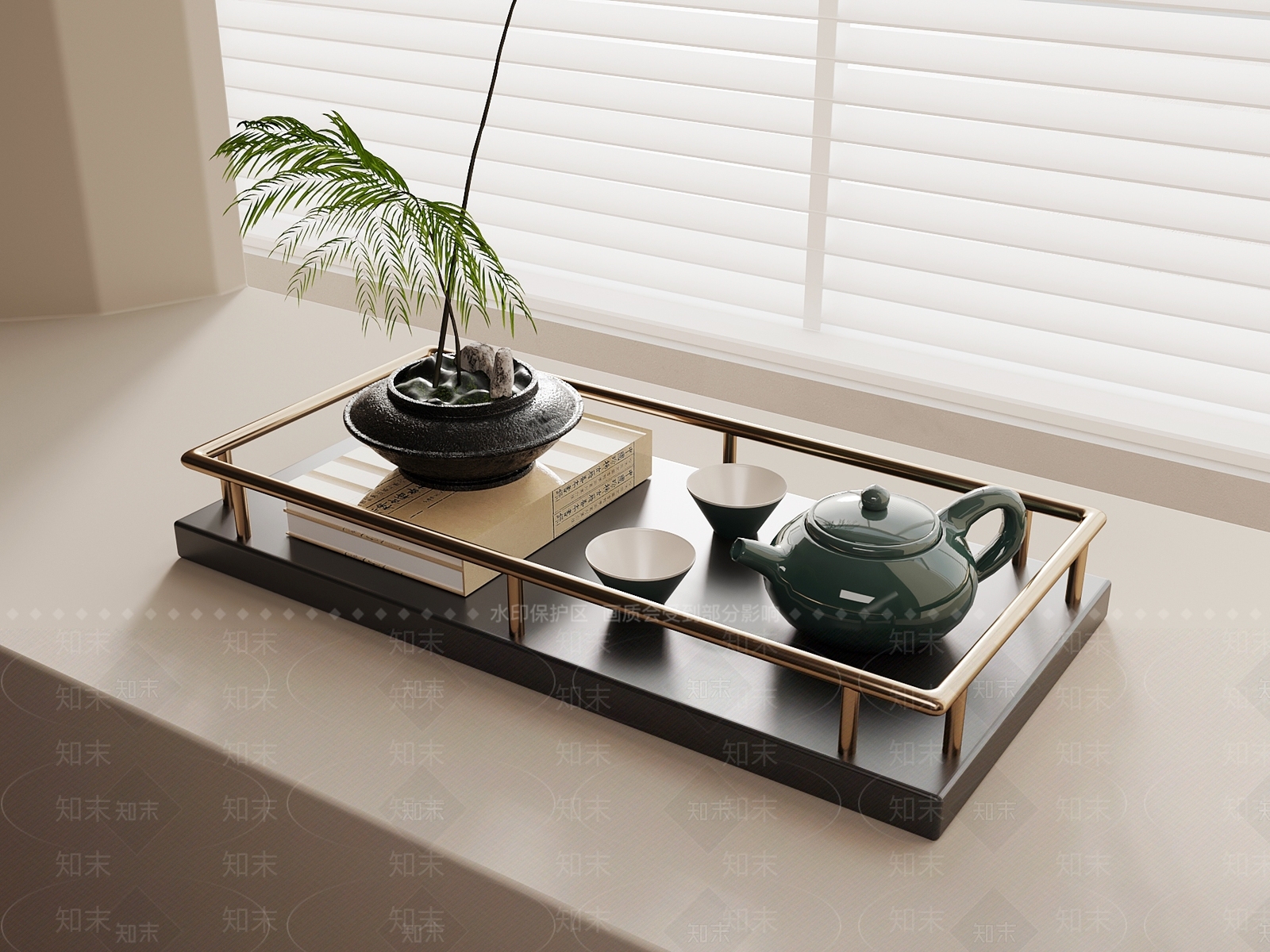 茶具3D模型下载【ID:1186893617】