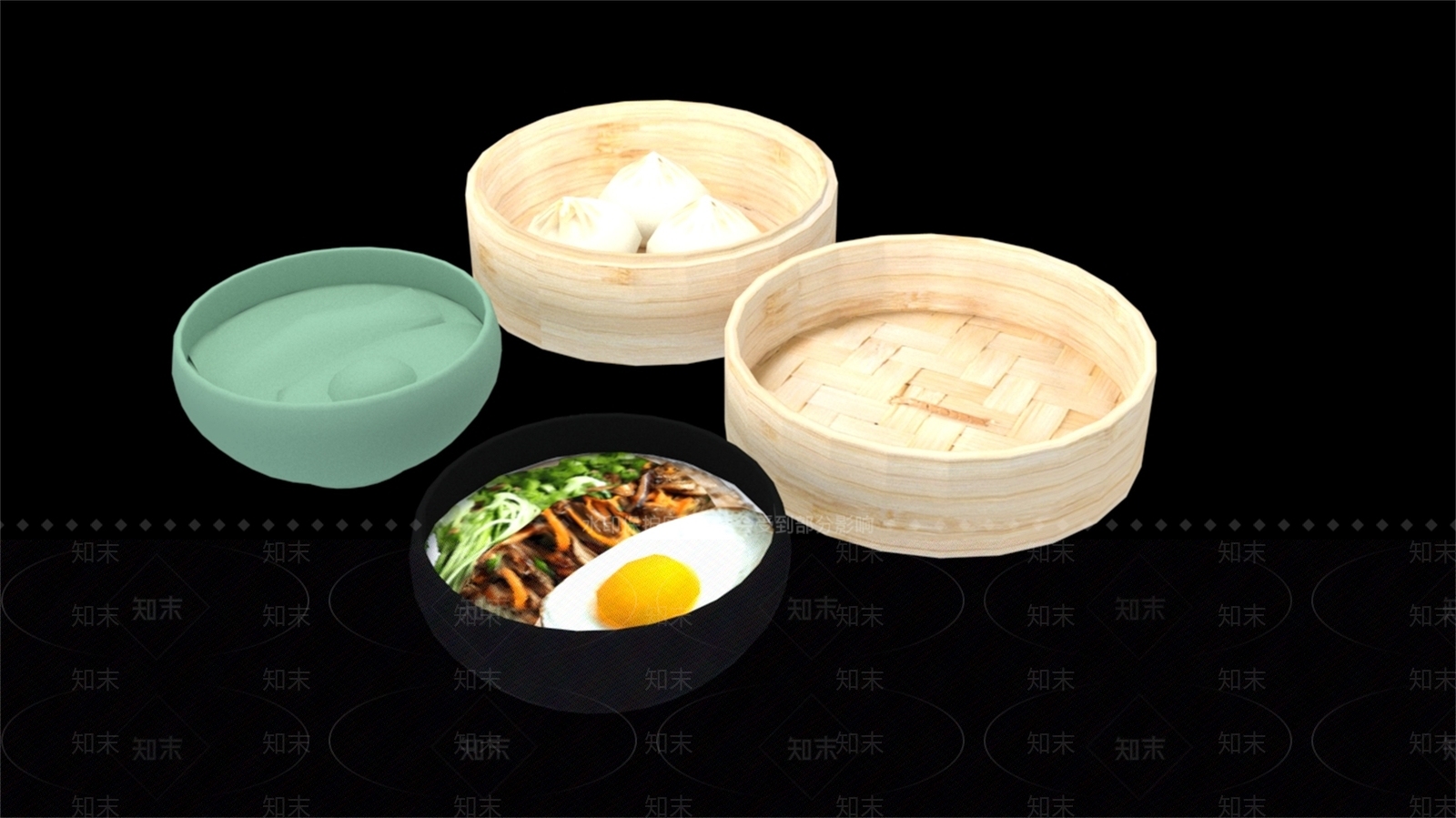 餐具3D模型下载【ID:1186901189】