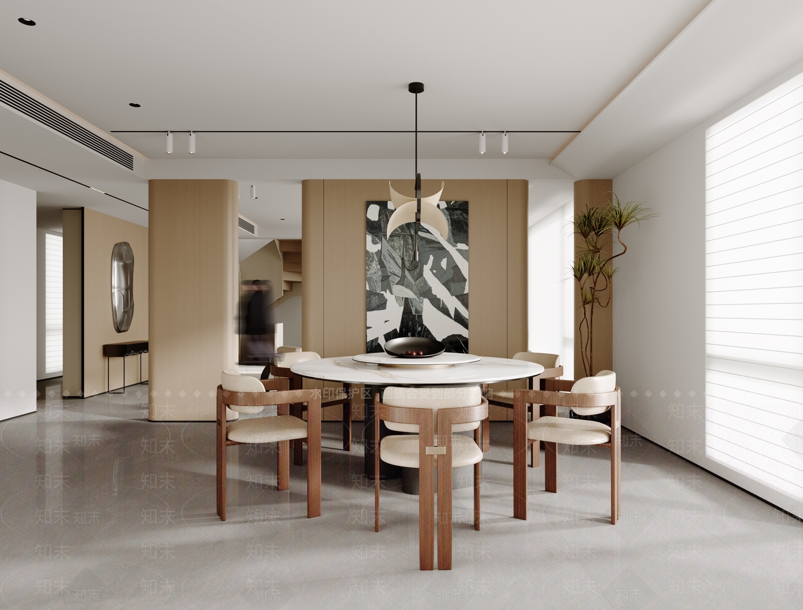 现代玄关3D模型下载【ID:1215035819】