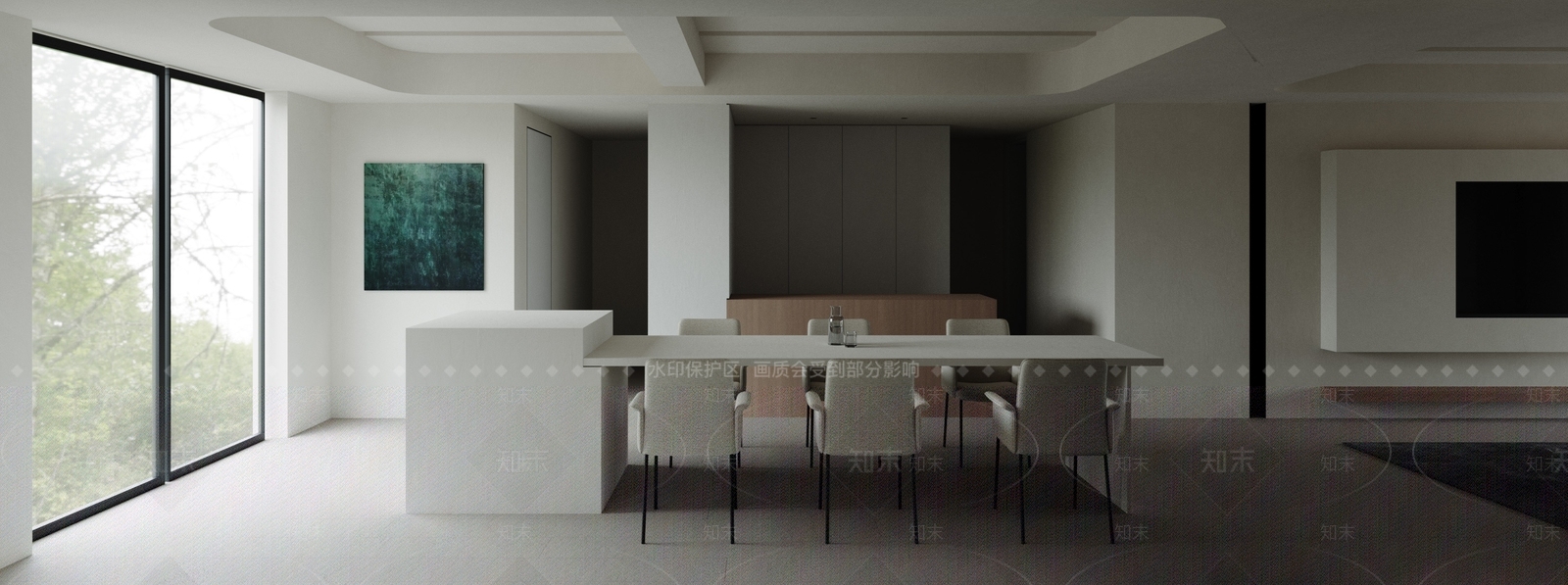 现代会议室3D模型下载【ID:1215036078】
