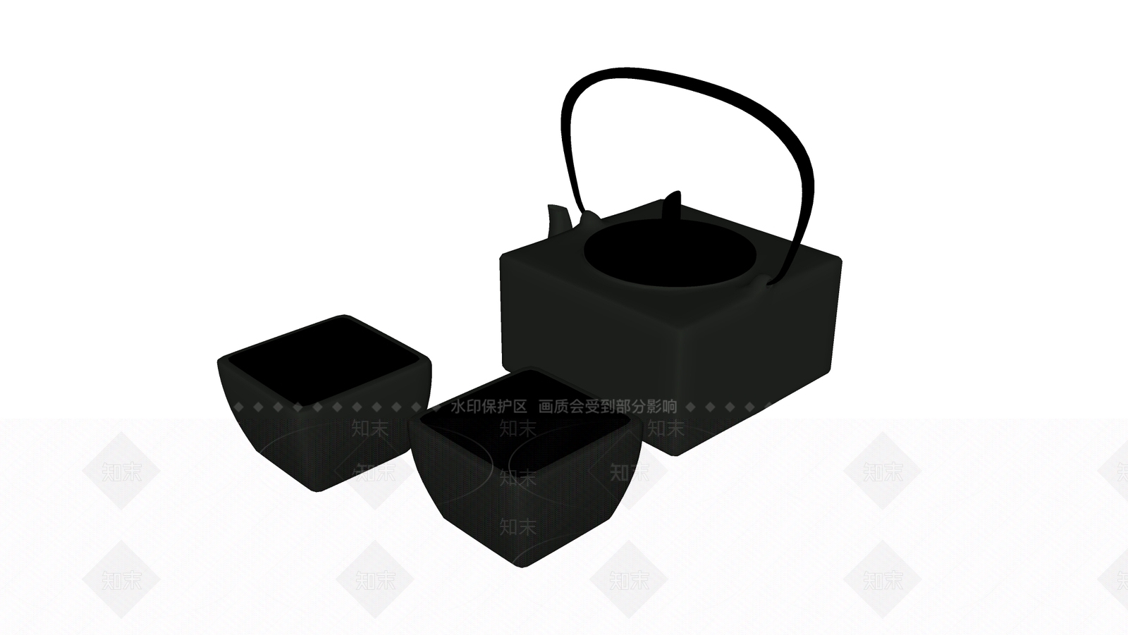 茶具SU模型下载【ID:1186918645】