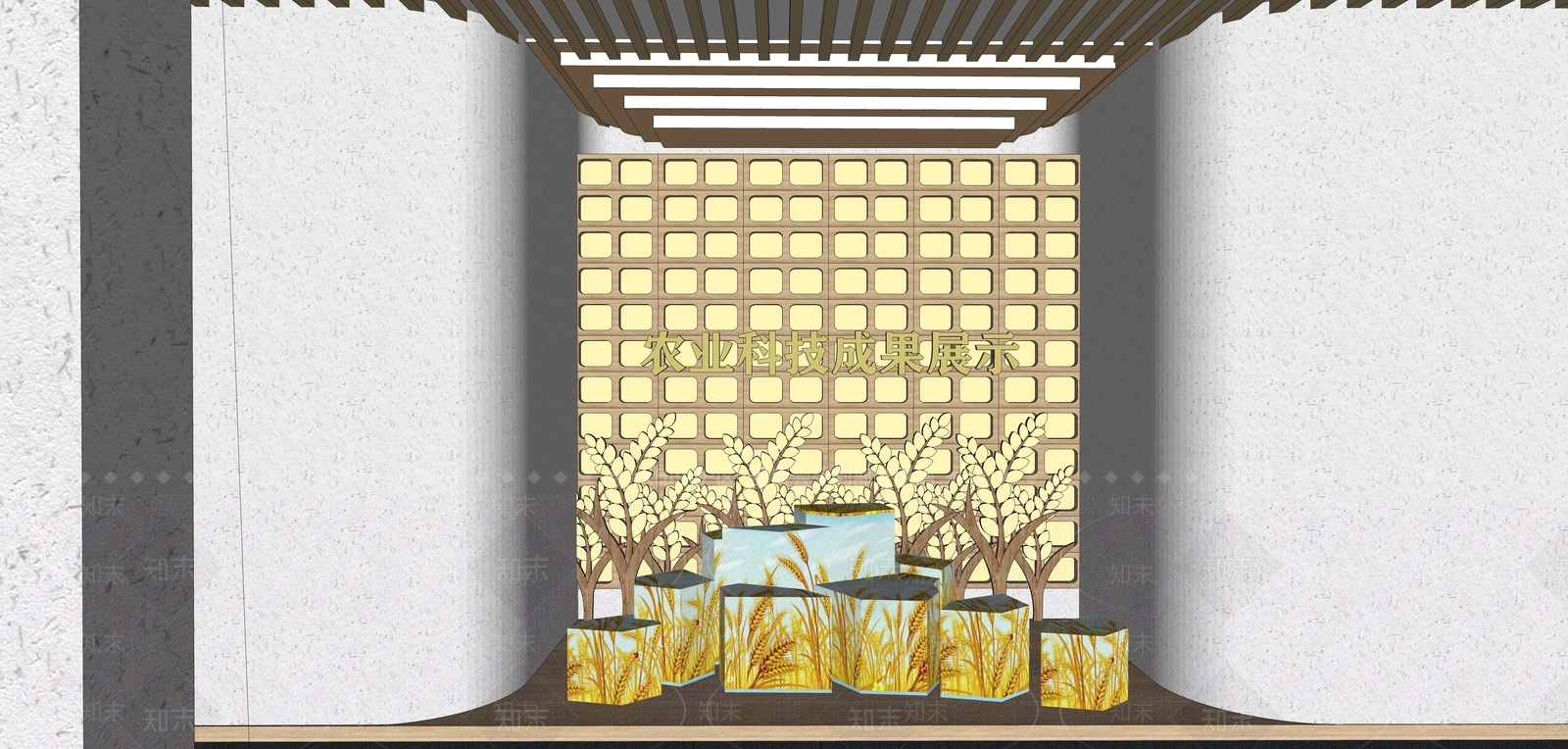 现代其他文化空间SU模型下载【ID:1186925651】