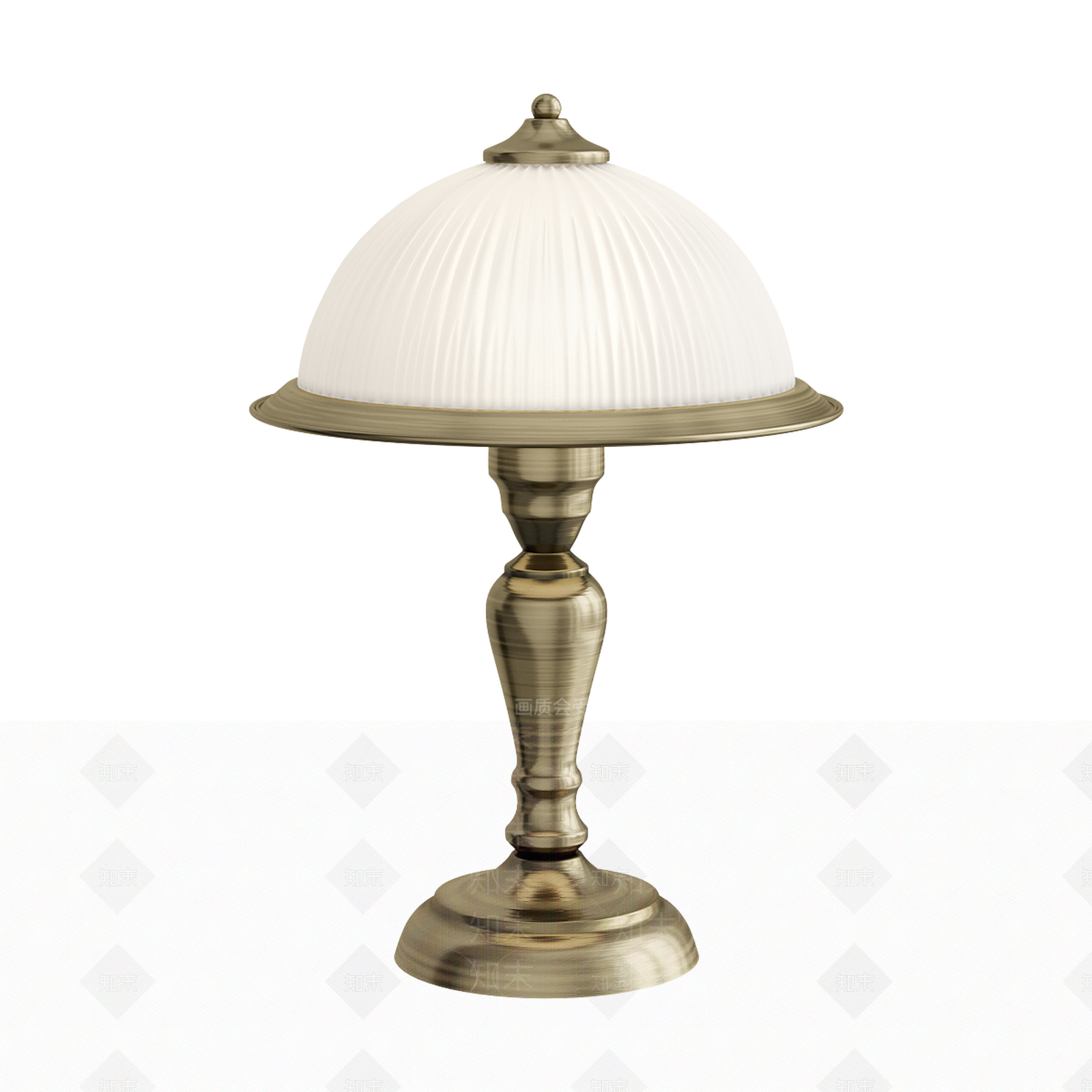 美式欧式台灯SU模型下载【ID:1186927365】
