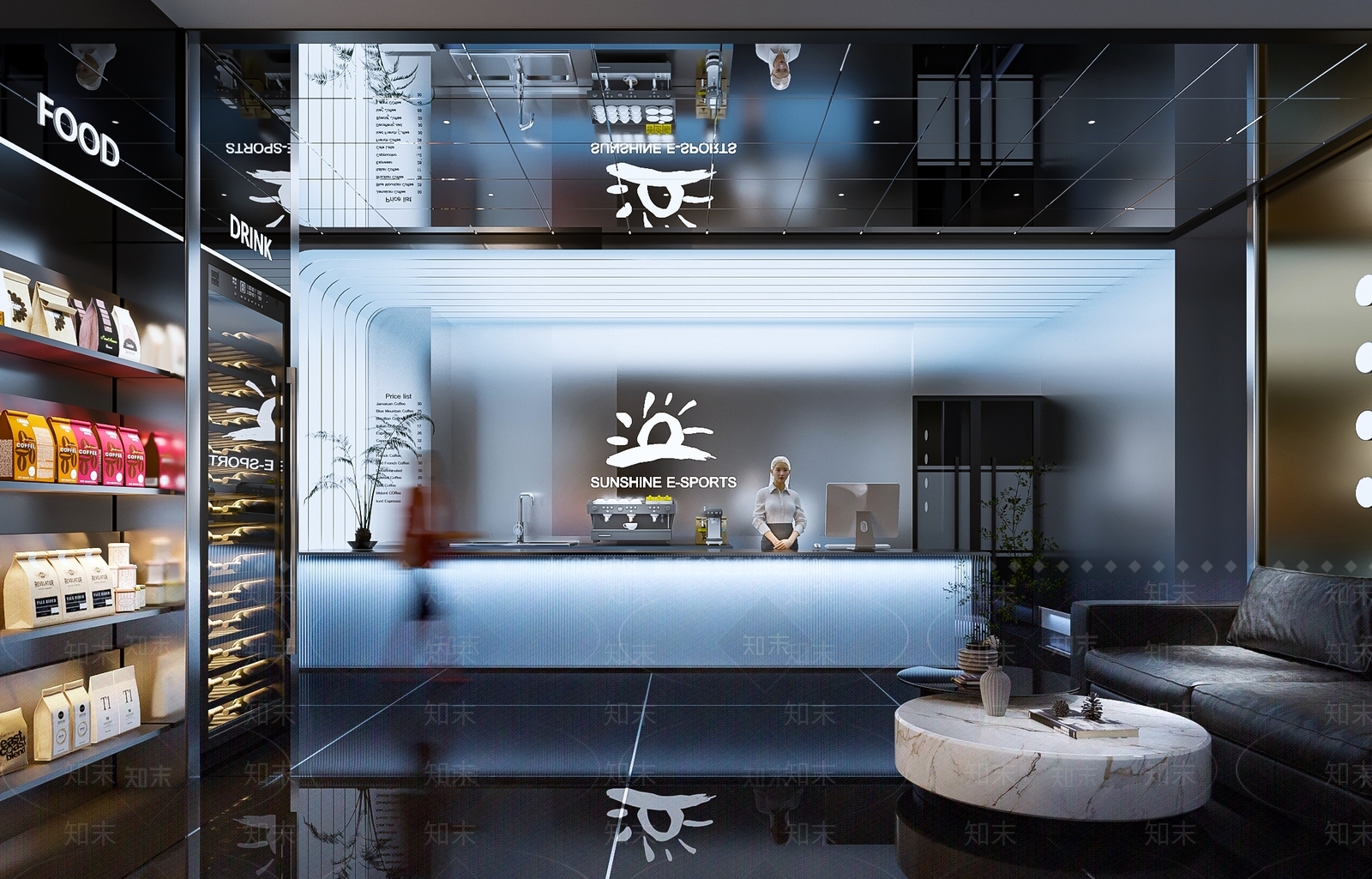 现代网吧网咖3D模型下载【ID:1186932480】