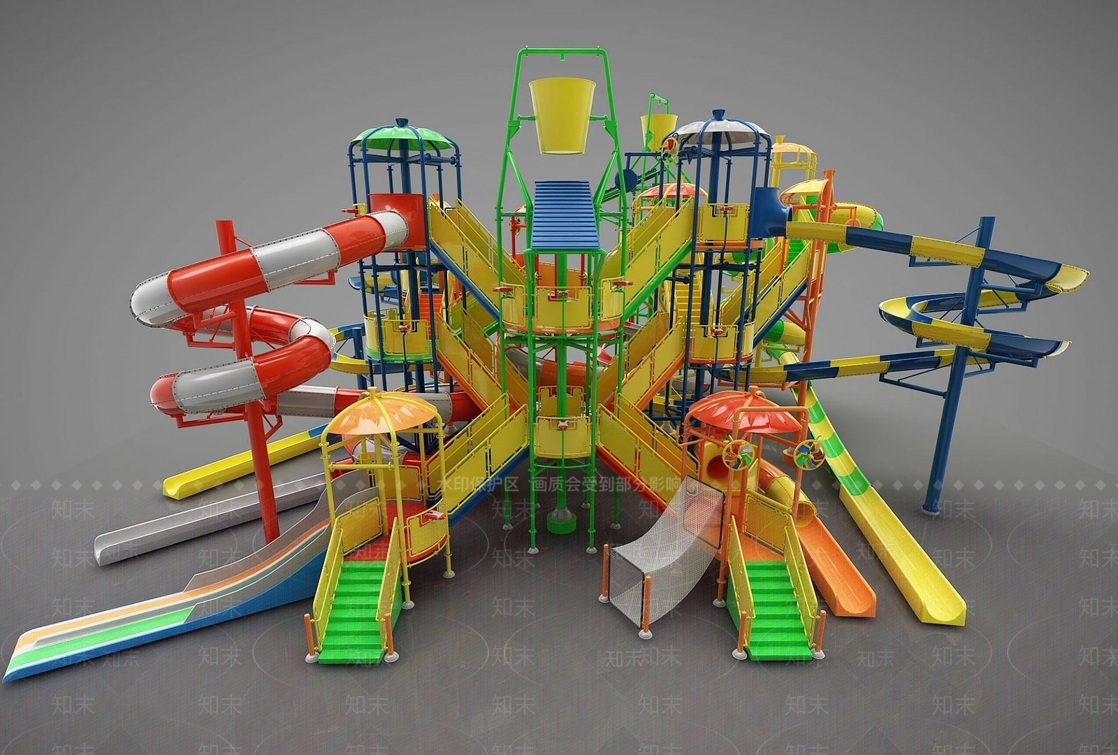 现代娱乐器材3D模型下载【ID:1186935190】