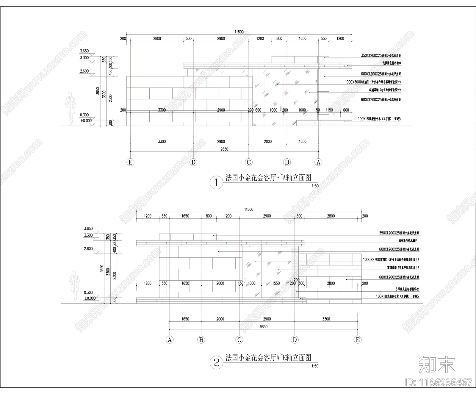 现代庭院cad施工图下载【ID:1186936467】