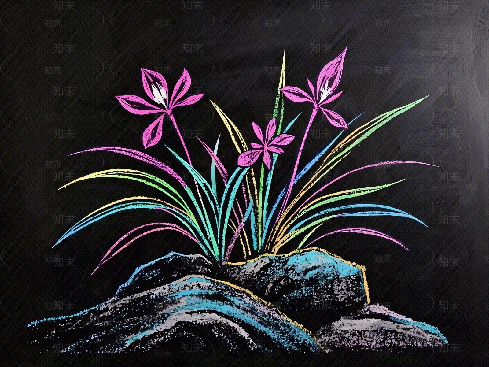 中式挂画贴图下载【ID:1186942486】