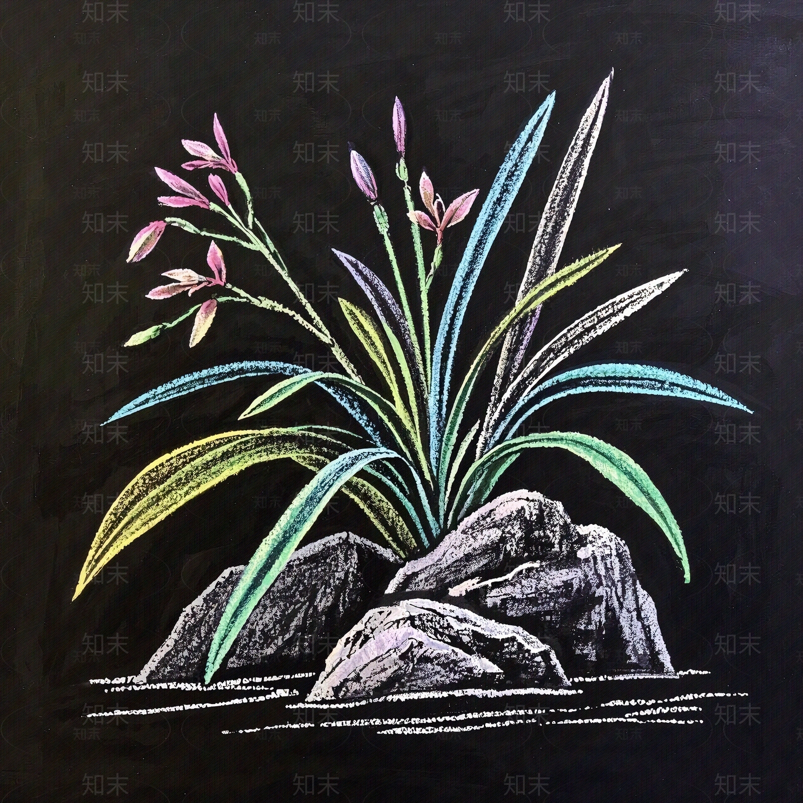 中式挂画贴图下载【ID:1186942867】