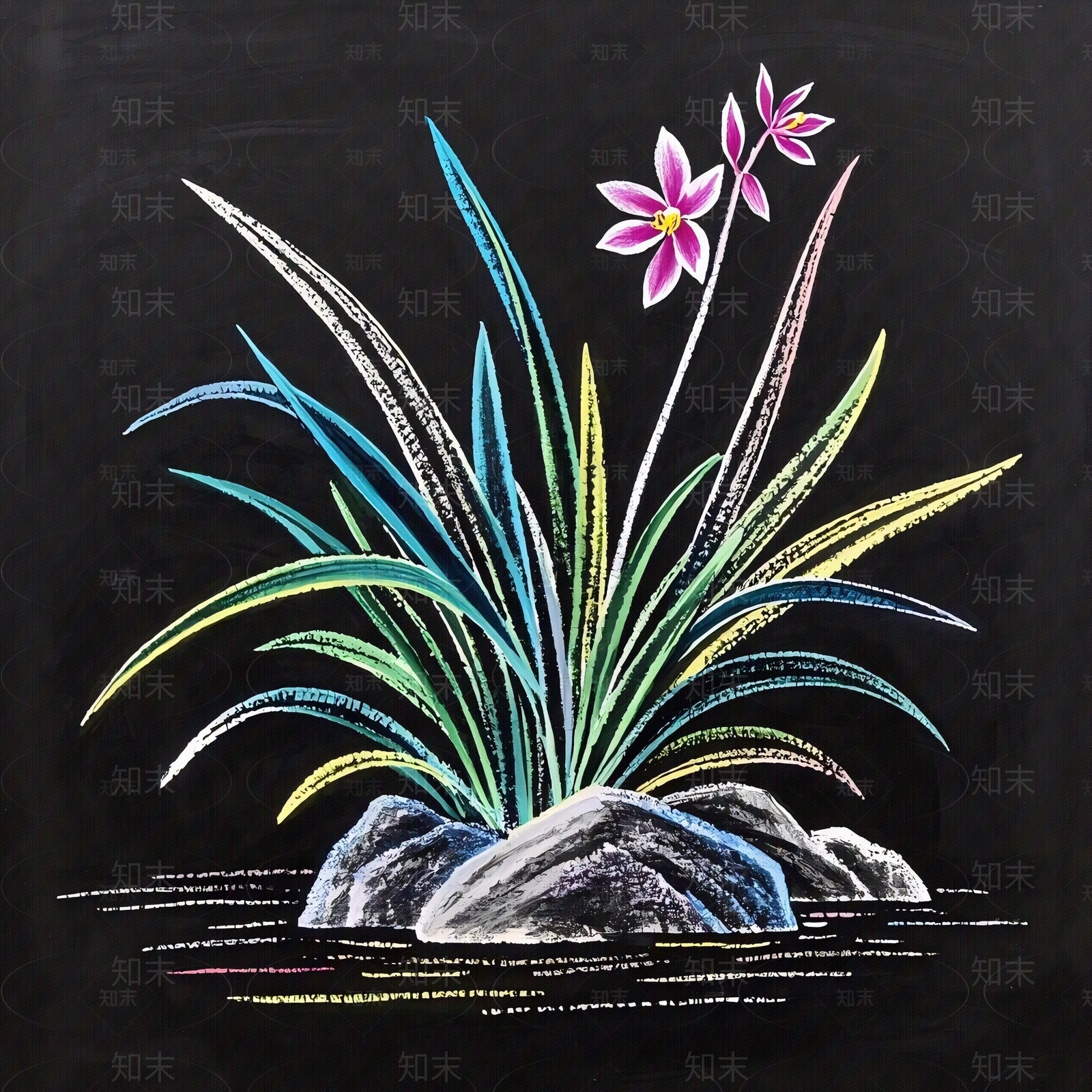 中式挂画贴图下载【ID:1186942953】