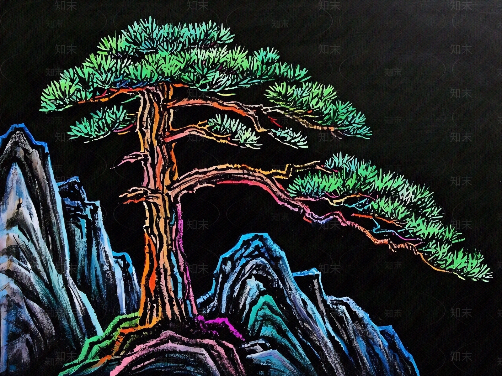 中式挂画贴图下载【ID:1186943689】