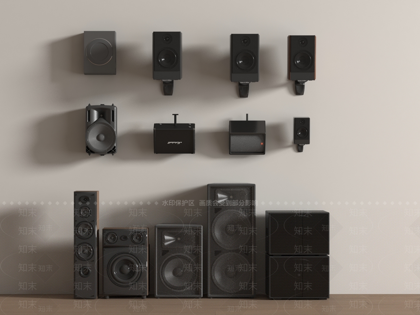 音响SU模型下载【ID:1186944213】