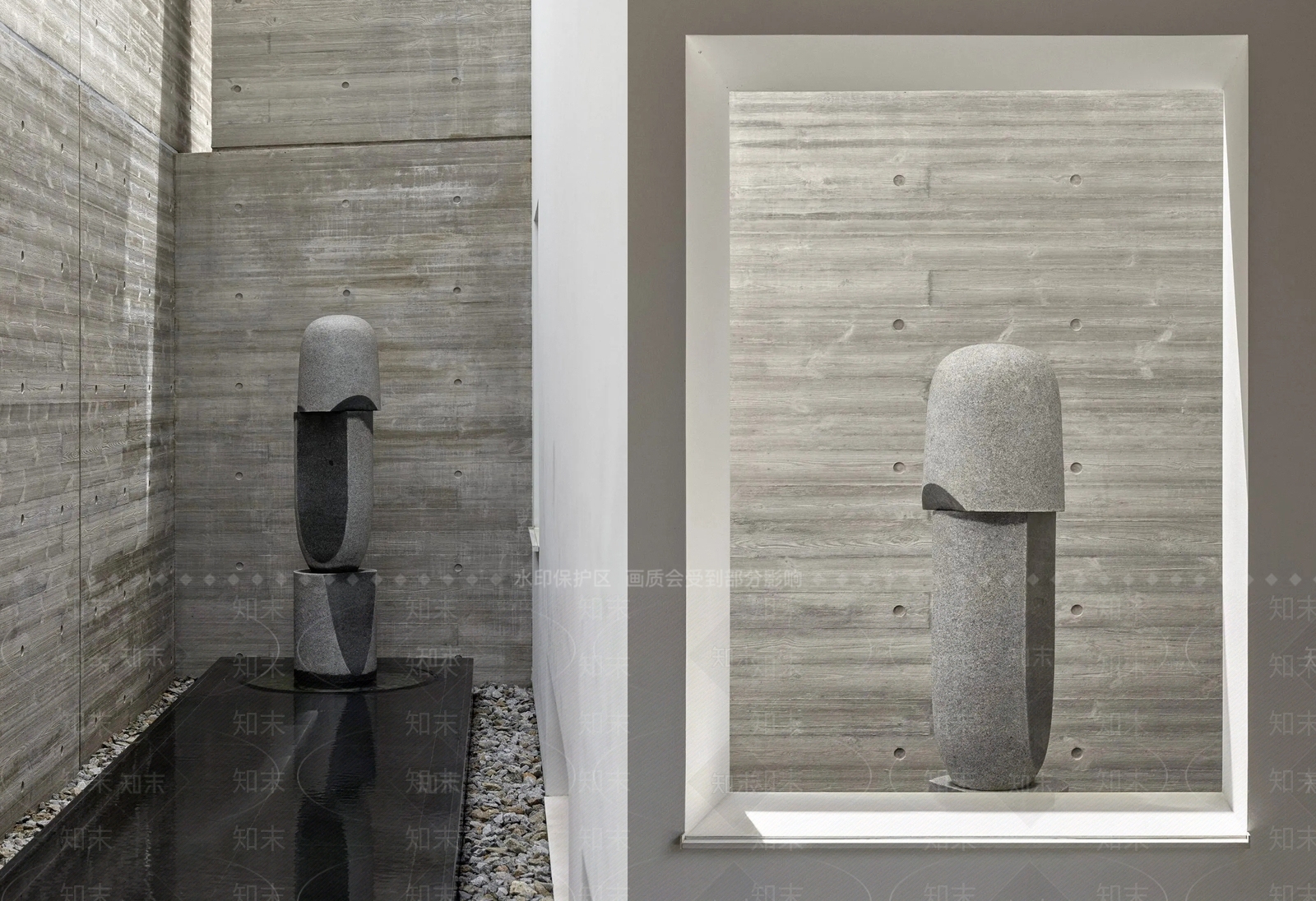 新中式日式雕塑小品SU模型下载【ID:1186948896】