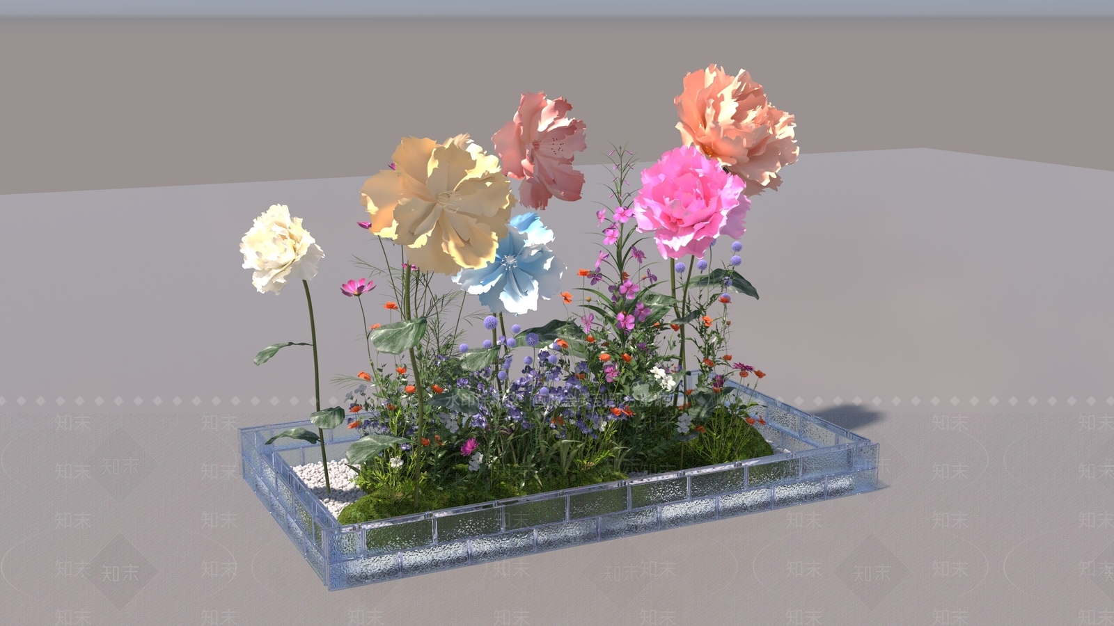 现代美陈3D模型下载【ID:1186949434】