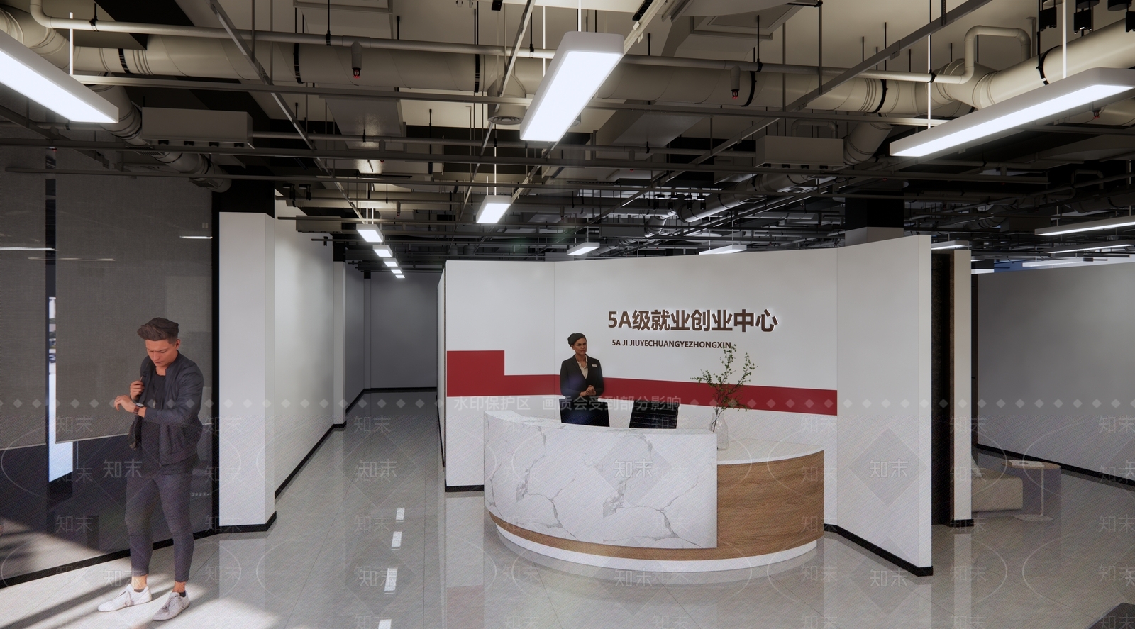 现代工业其他办公区域SU模型下载【ID:1186951316】