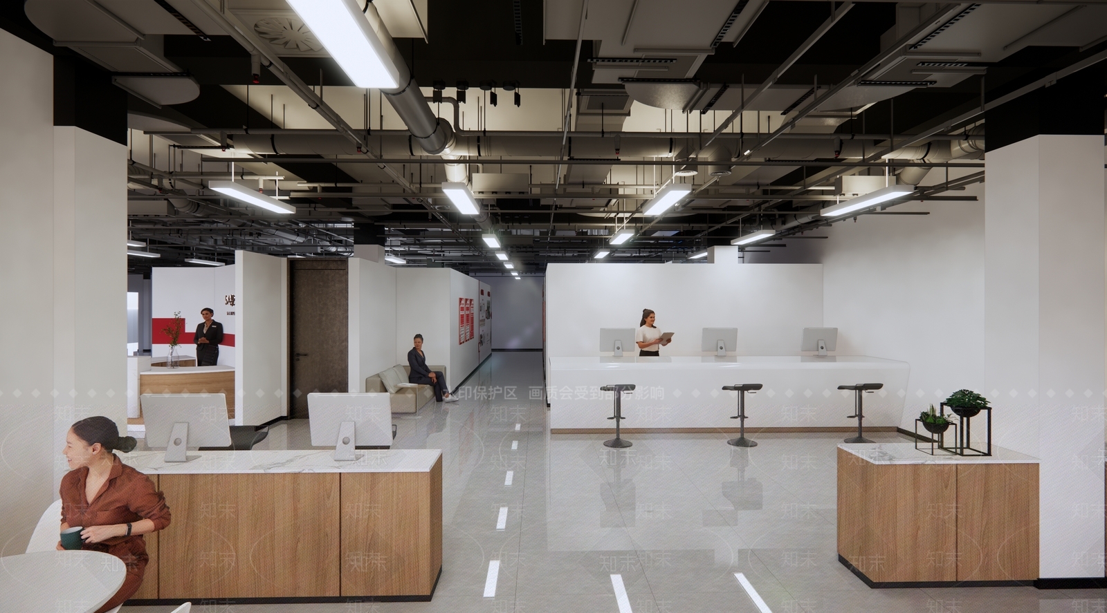现代工业其他办公区域SU模型下载【ID:1186951316】