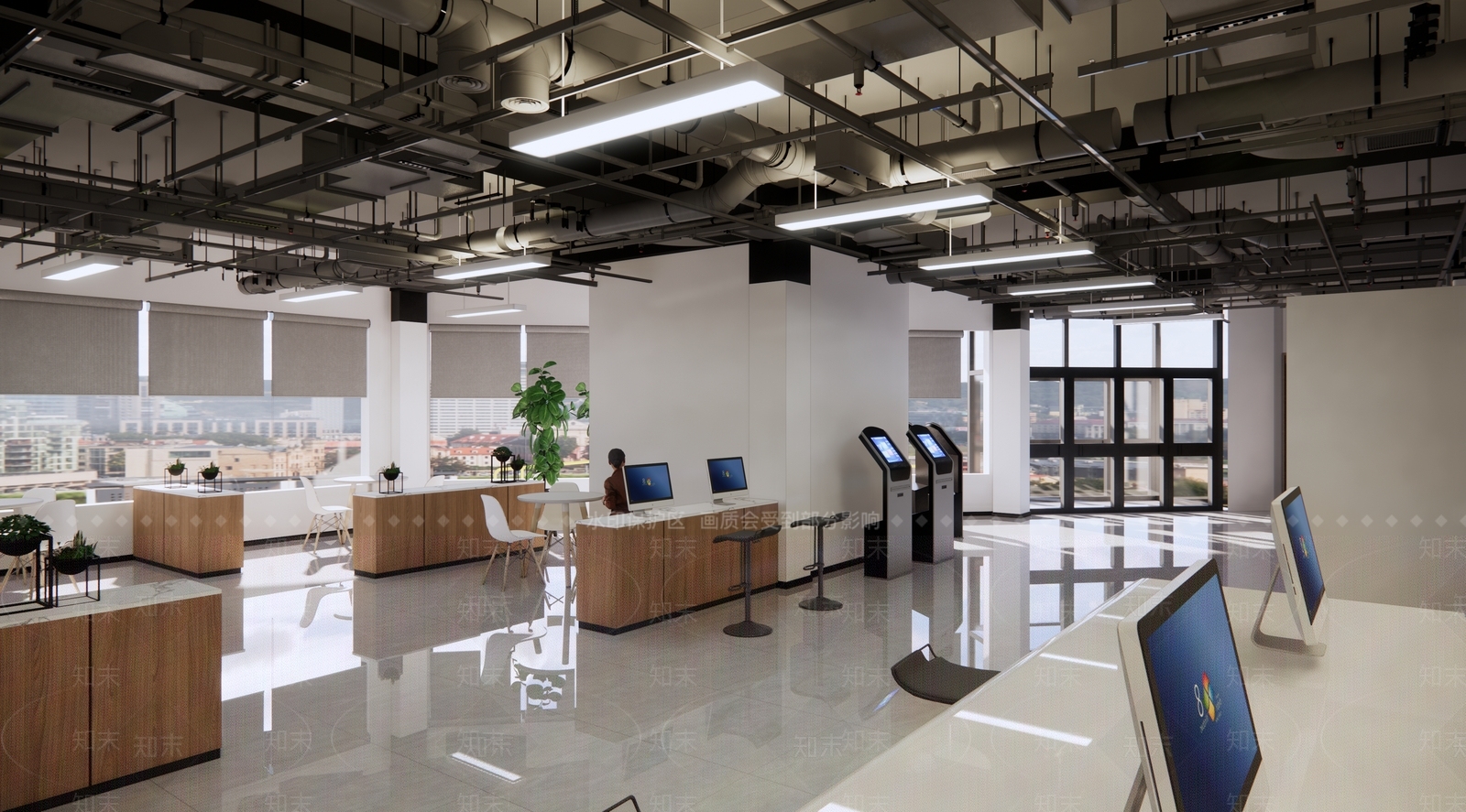 现代工业其他办公区域SU模型下载【ID:1186951316】