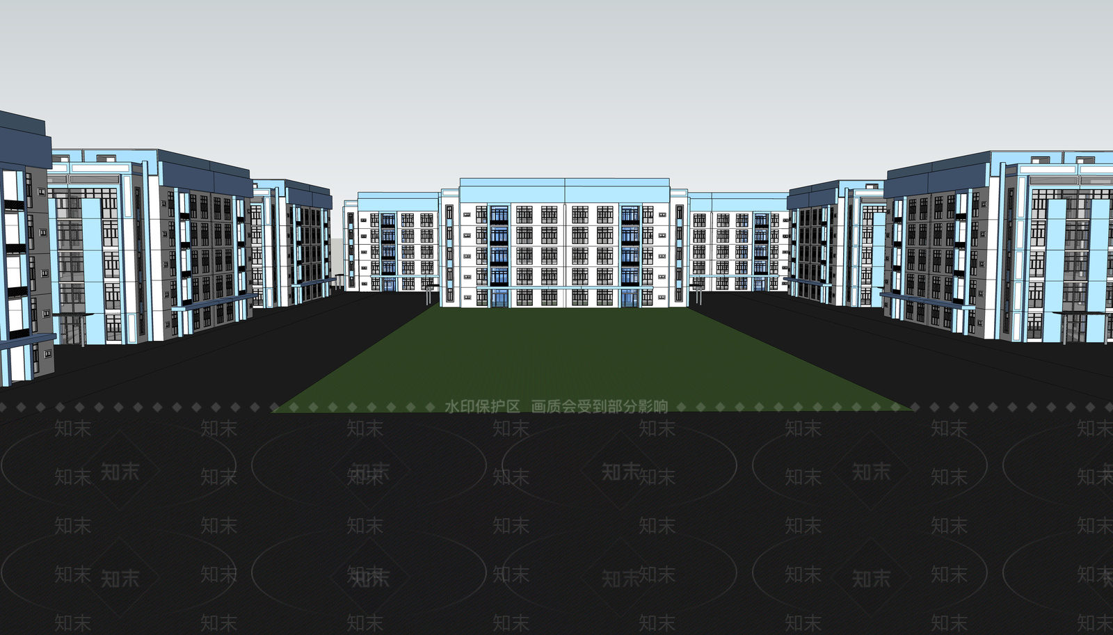 现代工业其他工业建筑SU模型下载【ID:1186958196】