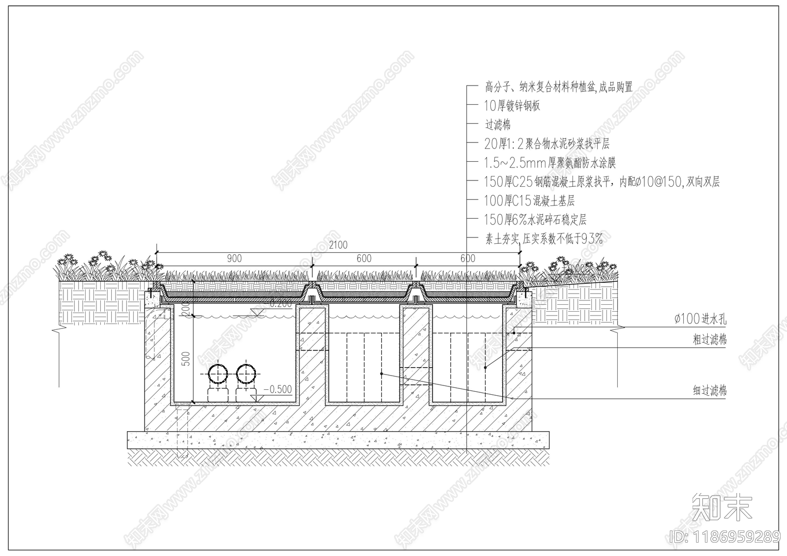 现代其他景观cad施工图下载【ID:1186959289】