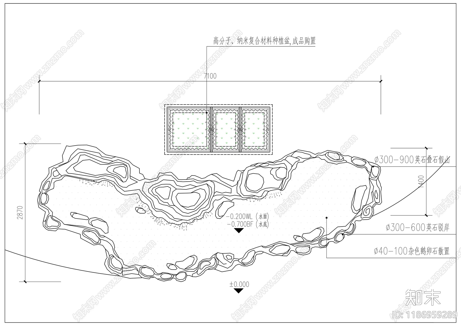 现代其他景观cad施工图下载【ID:1186959289】