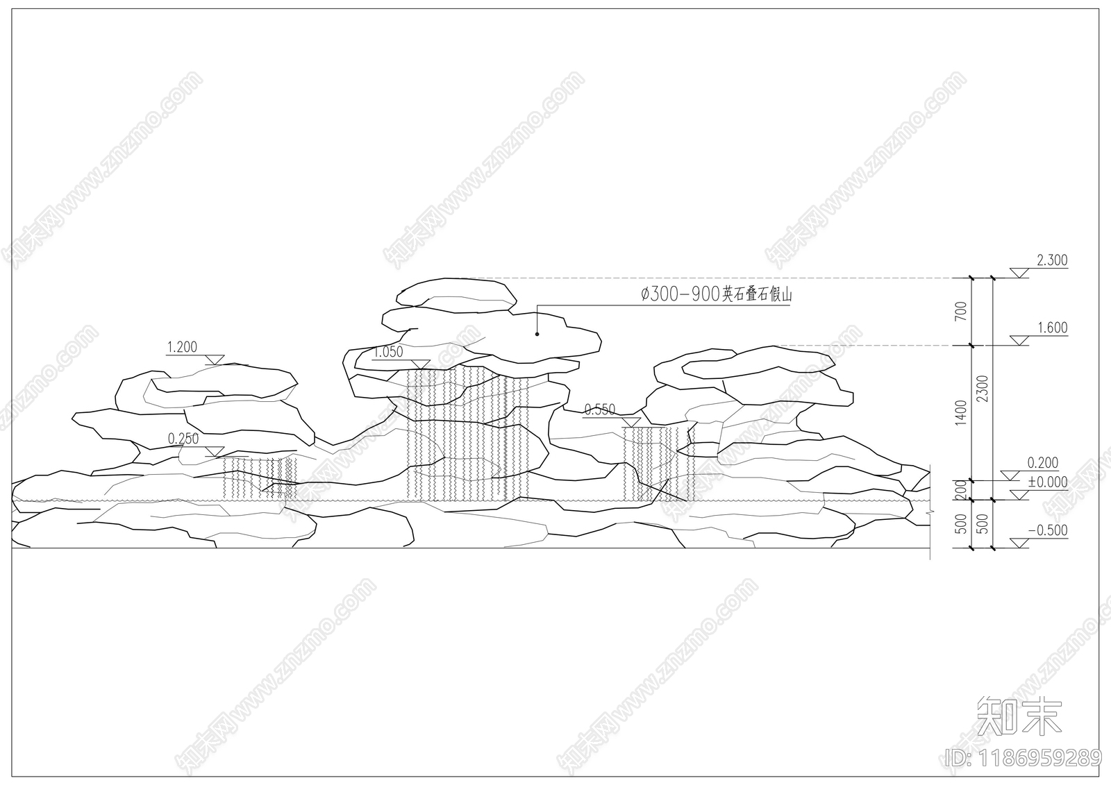 现代其他景观cad施工图下载【ID:1186959289】