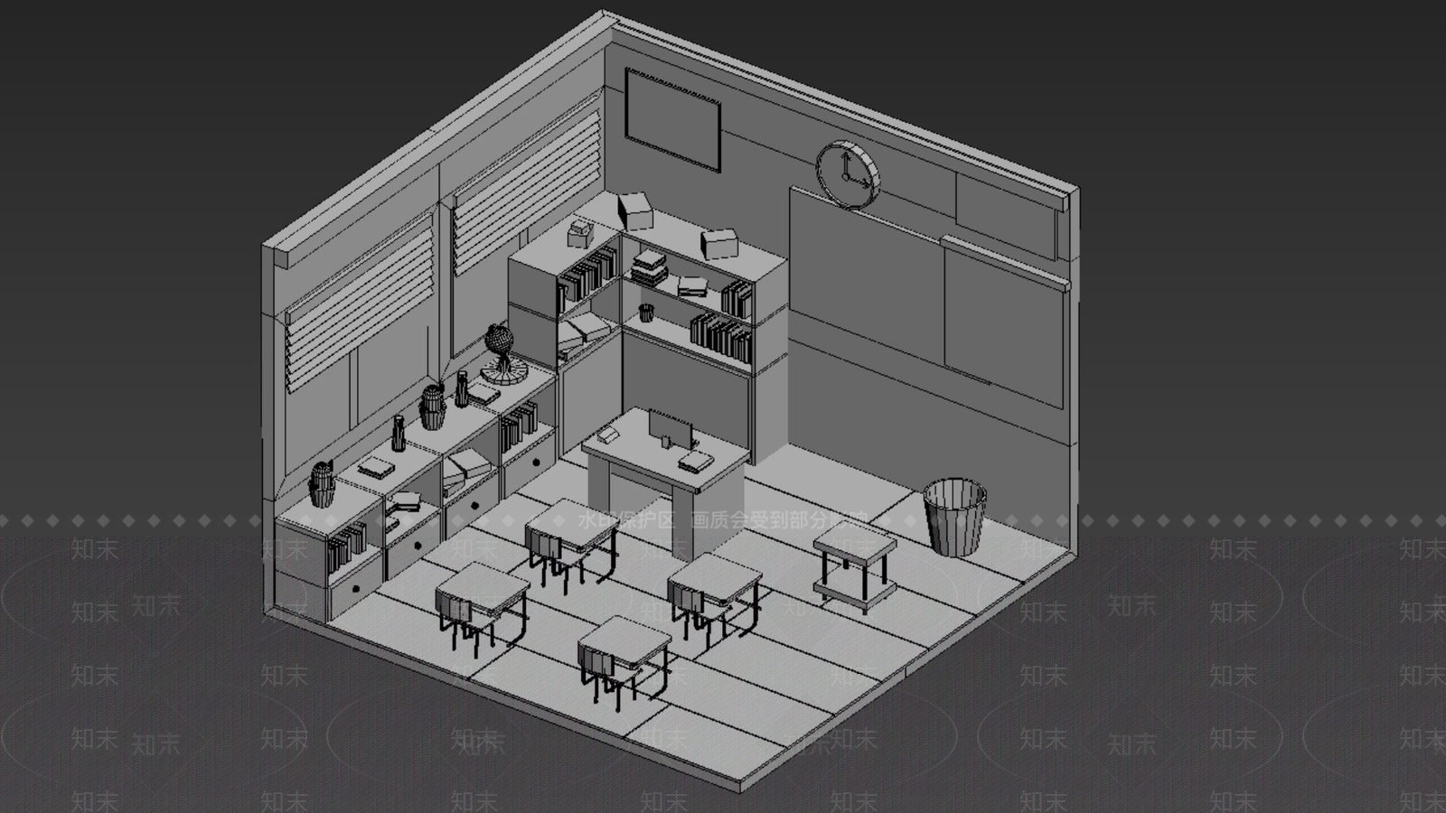 现代极简其他文体建筑3D模型下载【ID:1187696631】