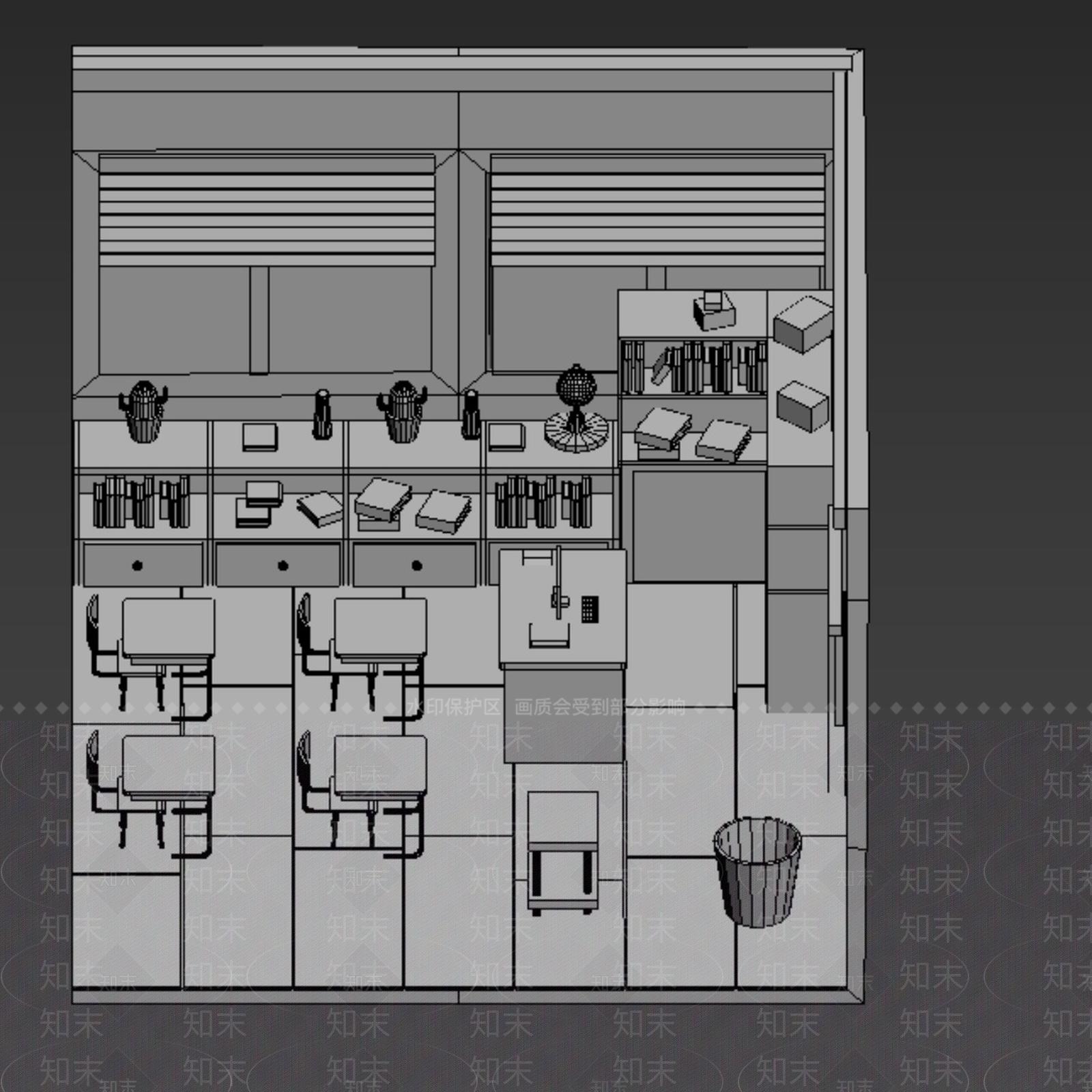 现代极简其他文体建筑3D模型下载【ID:1187696631】