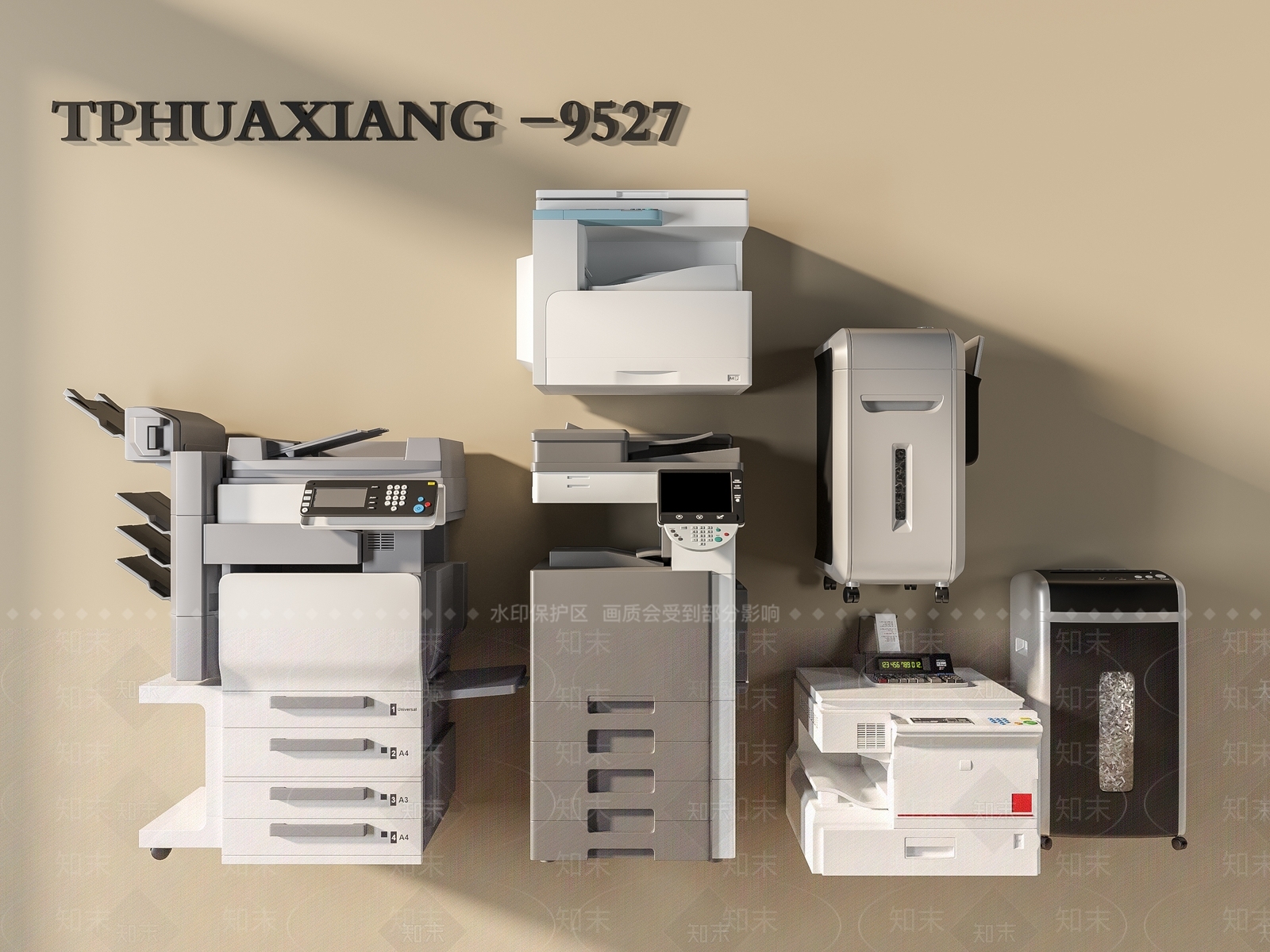 打印机3D模型下载【ID:1186965084】