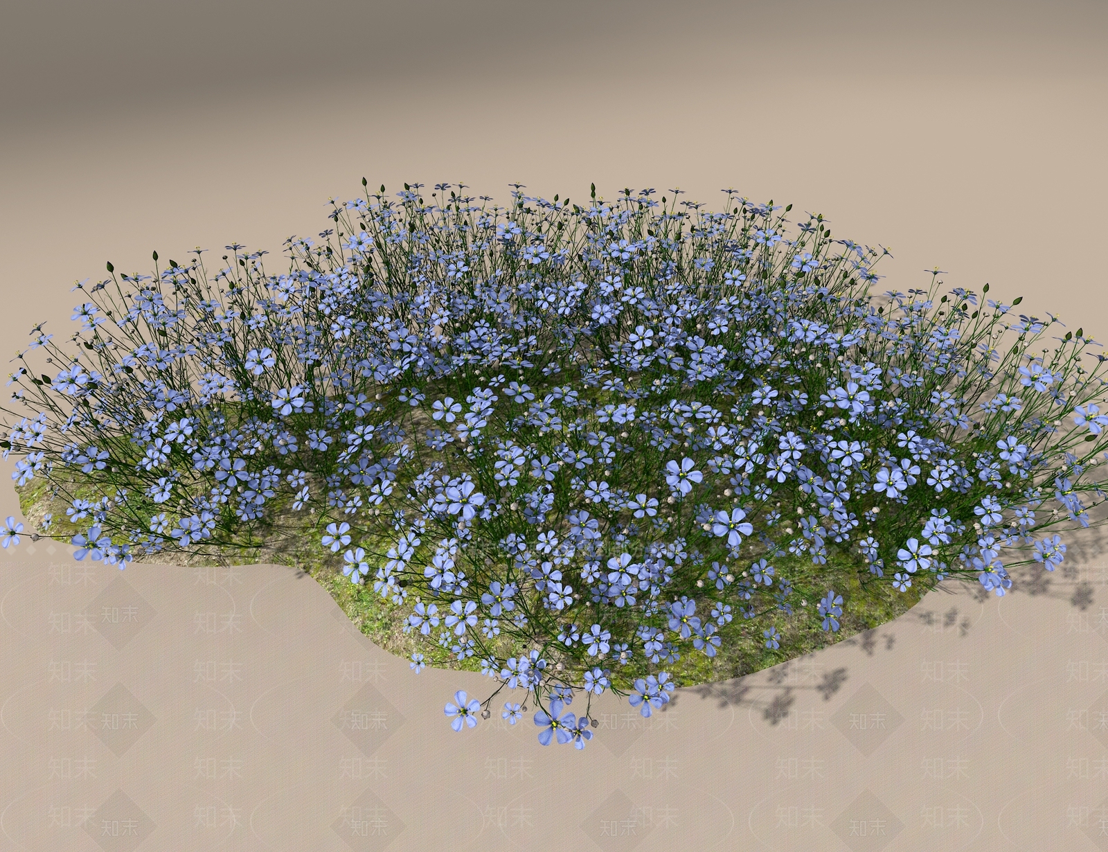 花草组合3D模型下载【ID:1186967190】