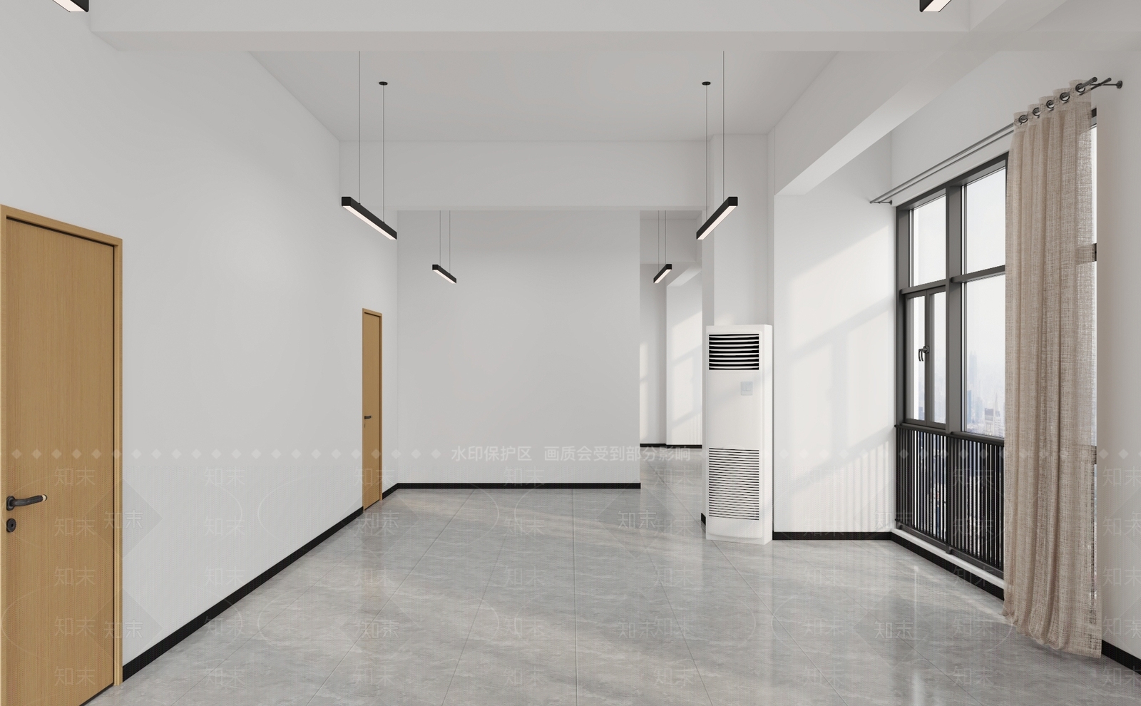 现代简约其他办公空间3D模型下载【ID:1186977130】
