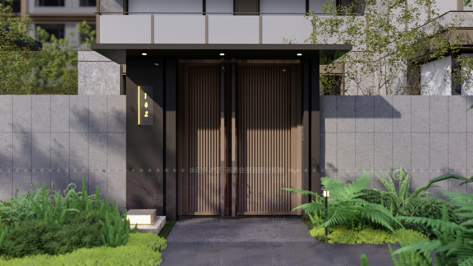 现代新中式其他景观小建筑SU模型下载【ID:1187127315】