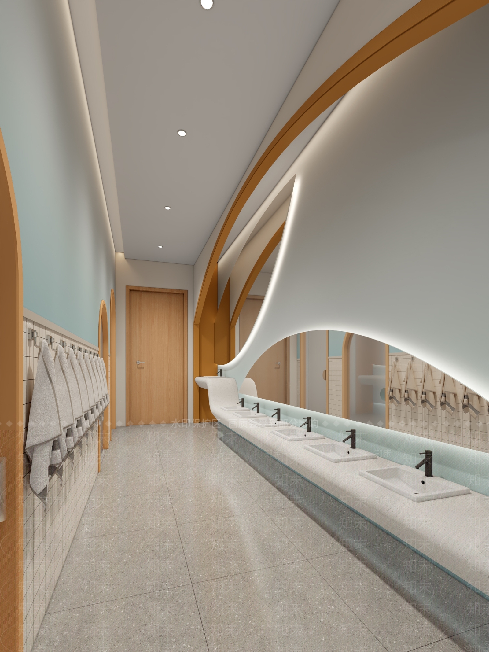 现代幼儿园3D模型下载【ID:1186983808】