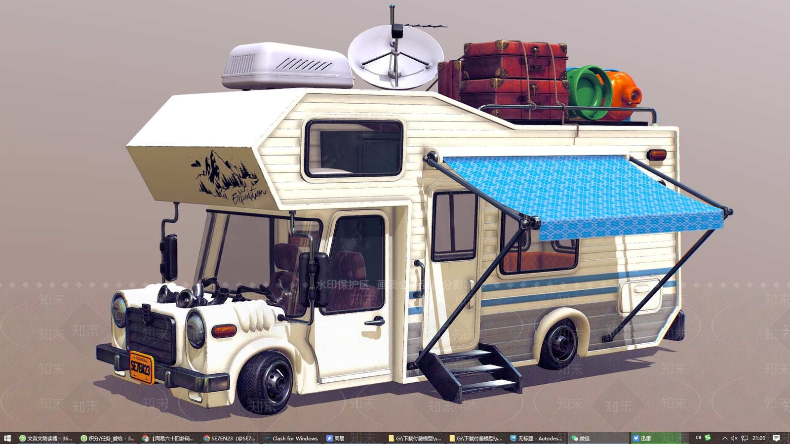 汽车3D模型下载【ID:1186987017】