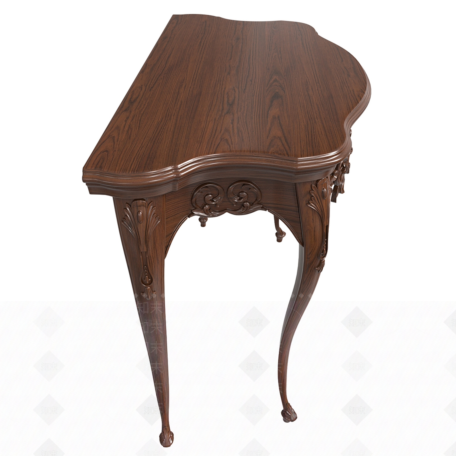 美式欧式玄关柜3D模型下载【ID:1186988125】