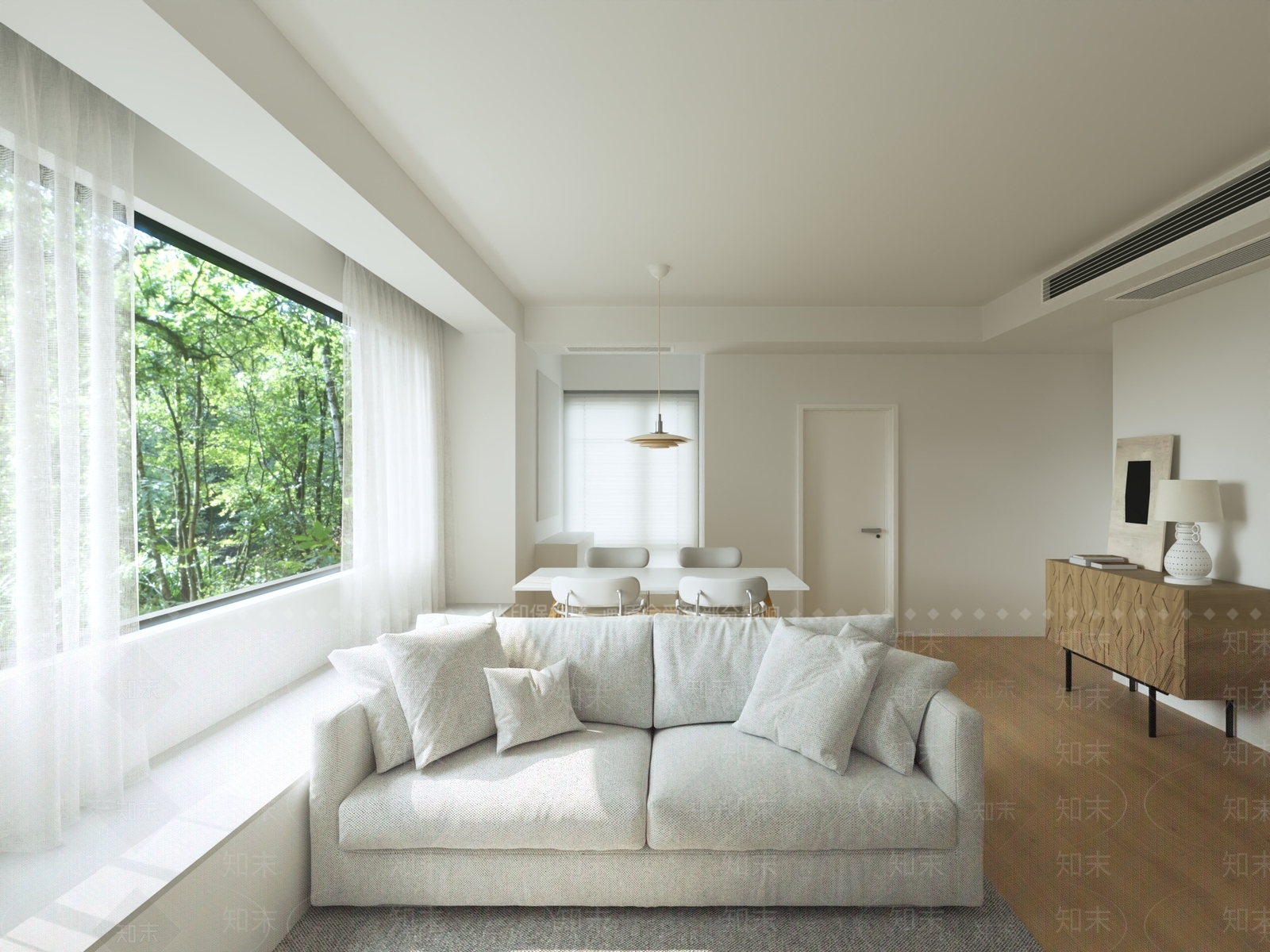 极简玄关3D模型下载【ID:1215037402】
