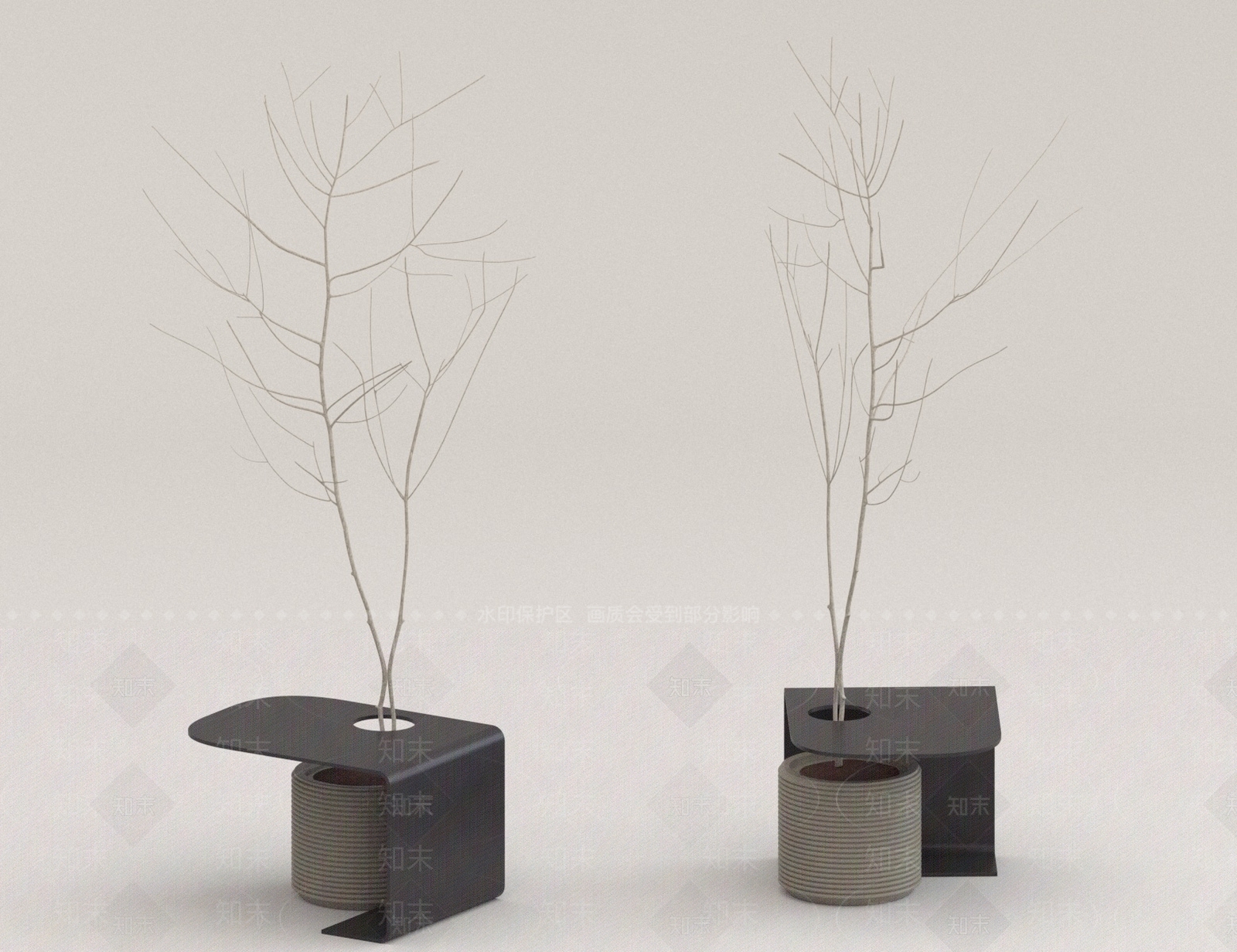 现代室内景观3D模型下载【ID:1186996394】