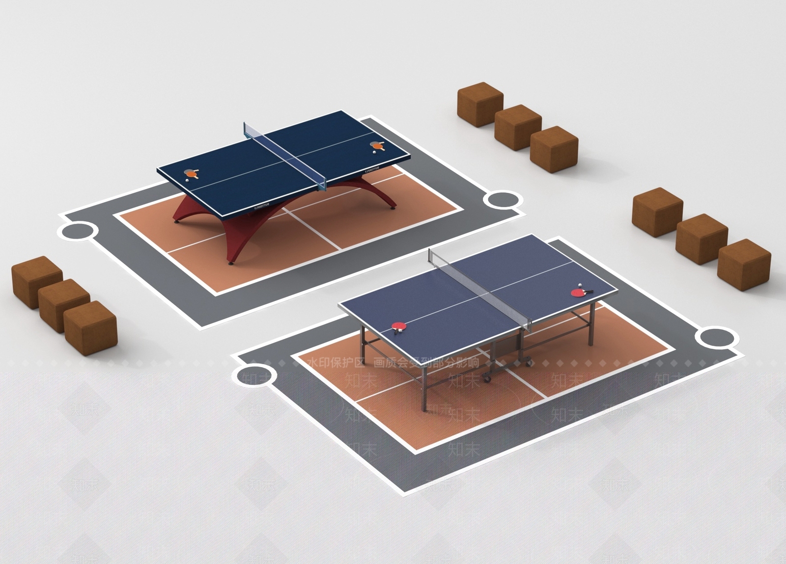 现代球类器材SU模型下载【ID:1187003309】