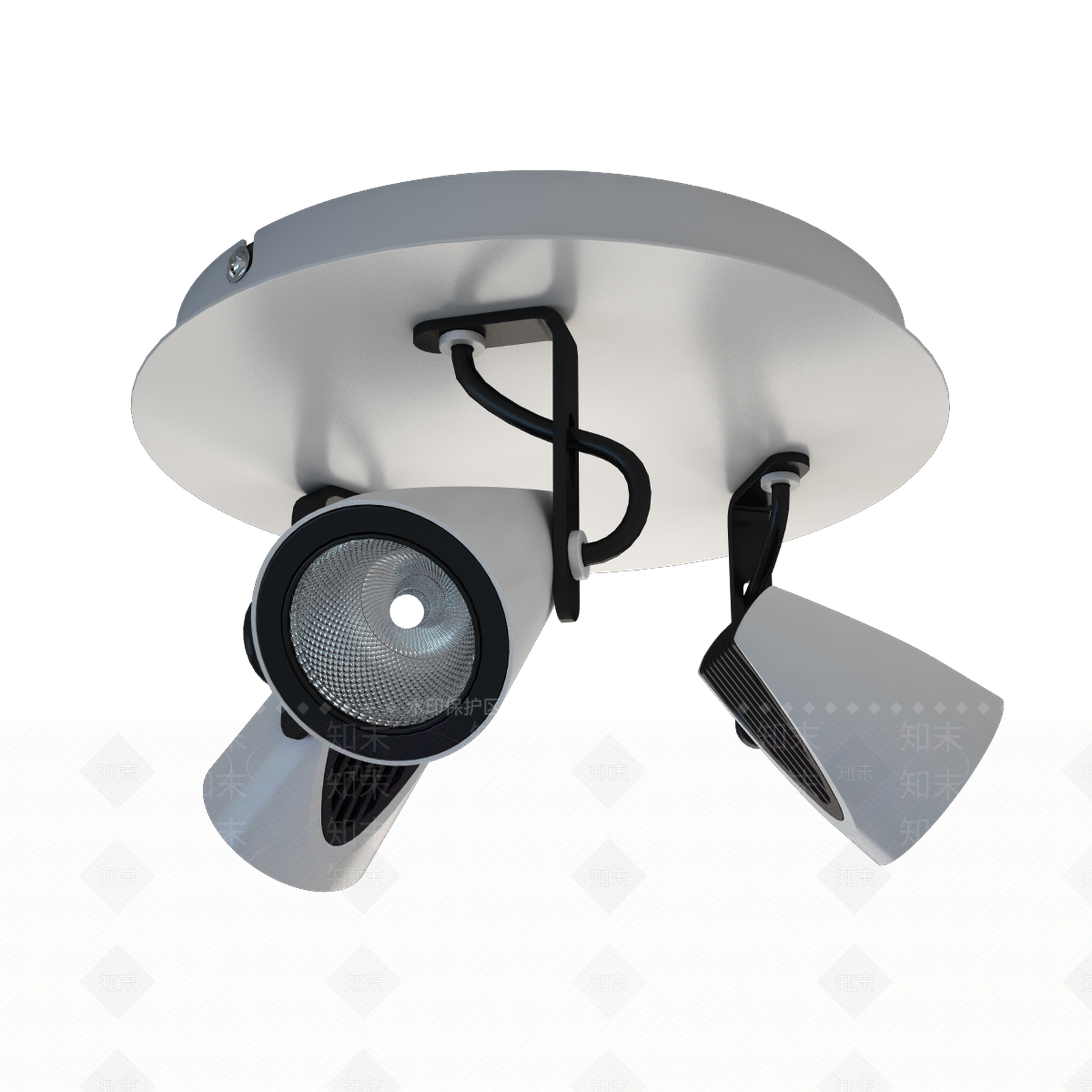 现代射灯3D模型下载【ID:1187008644】
