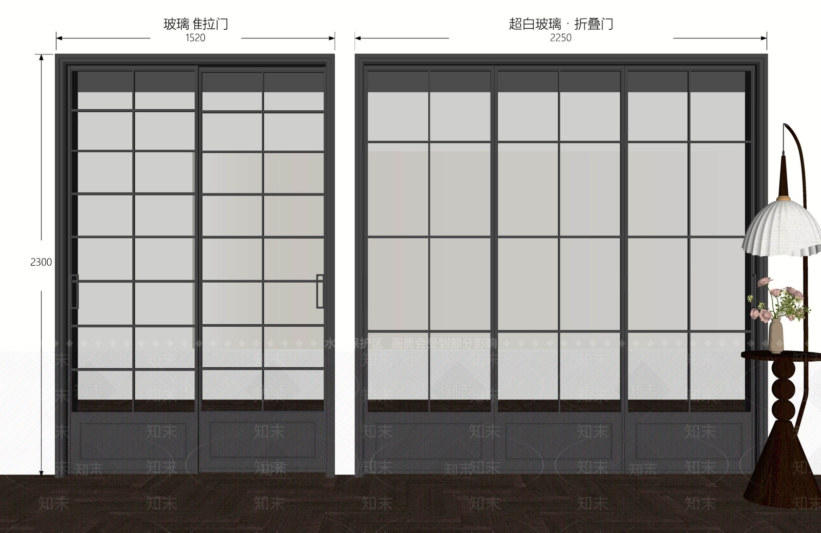 法式中古推拉门SU模型下载【ID:1187011372】