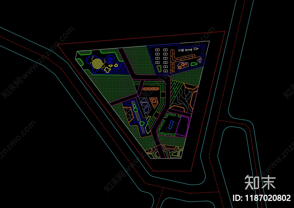 口袋公园施工图下载【ID:1187020802】