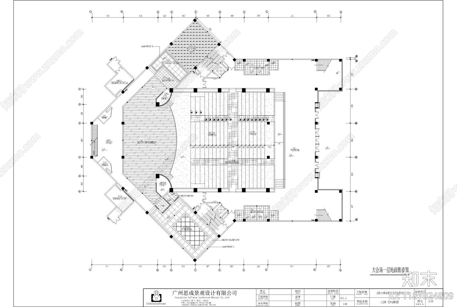 现代其他工装空间cad施工图下载【ID:1187024809】