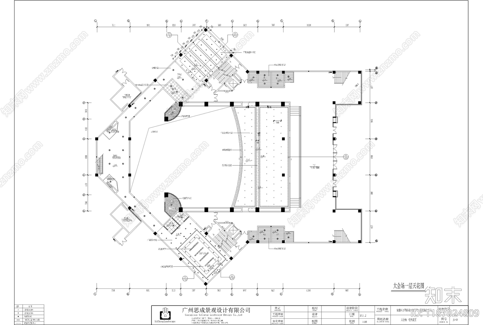 现代其他工装空间cad施工图下载【ID:1187024809】