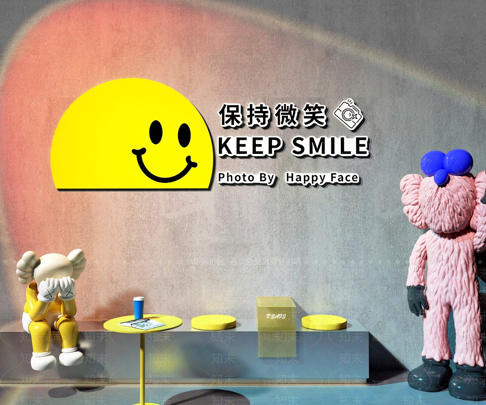 现代奶茶店3D模型下载【ID:1187032528】