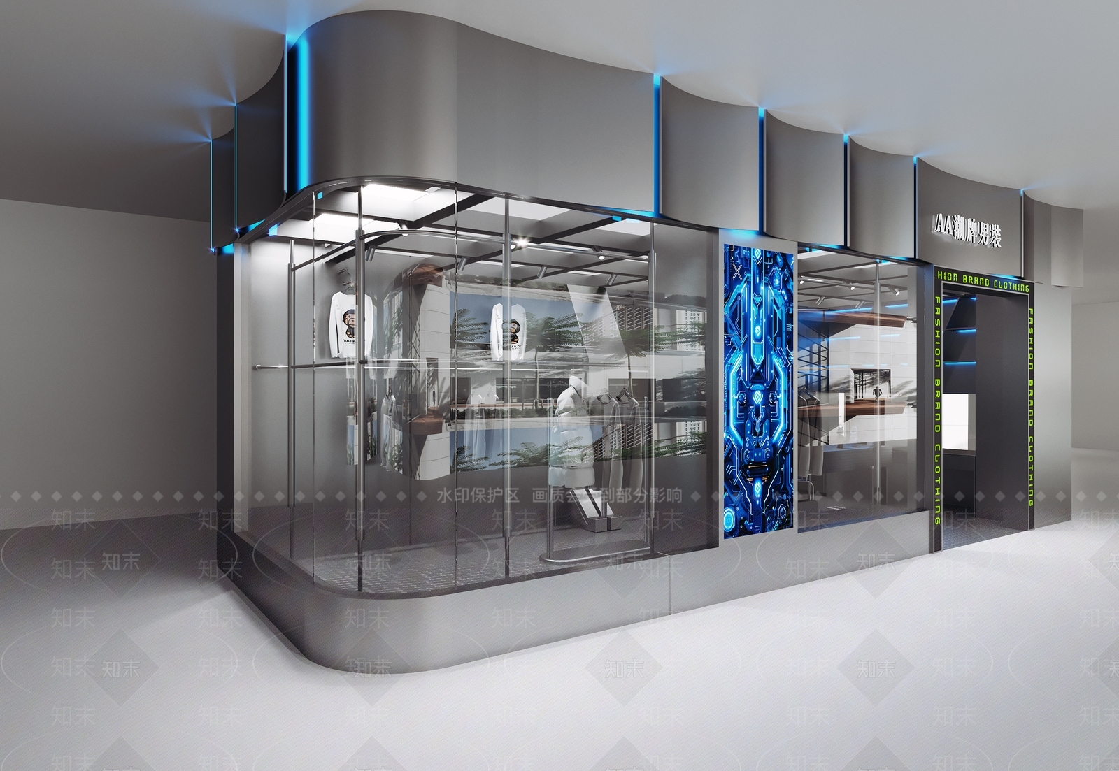 现代门头SU模型下载【ID:1187034532】