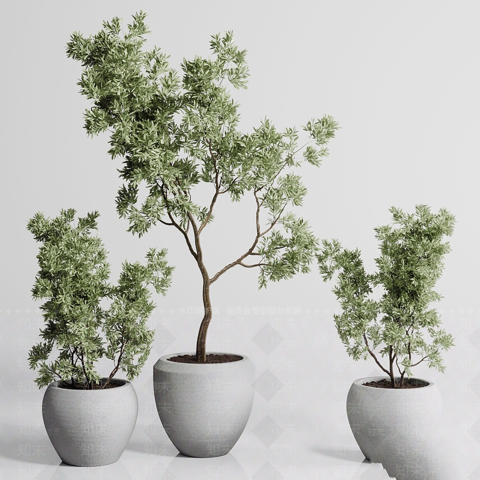 盆栽3D模型下载【ID:1187036587】