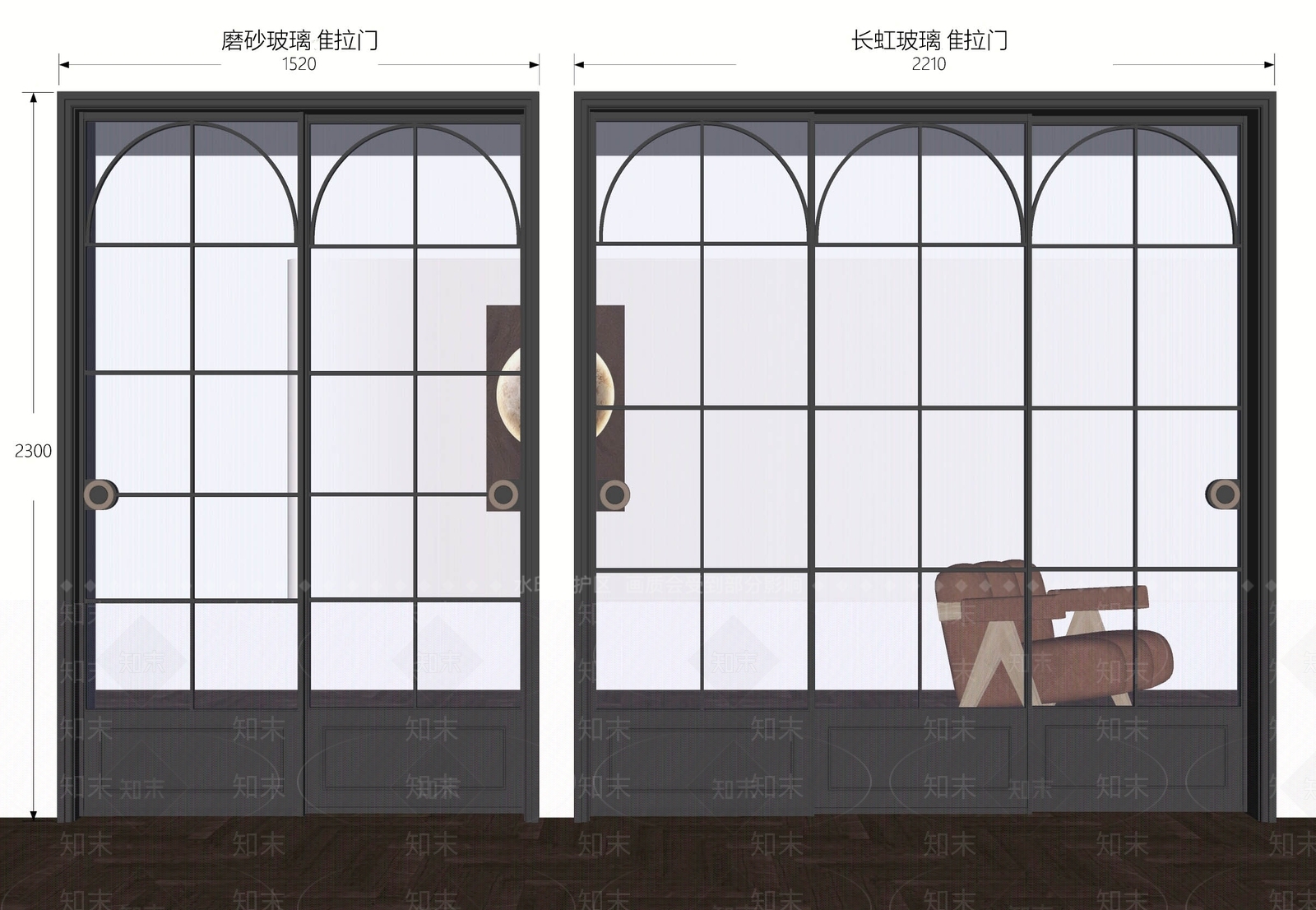 法式中古推拉门SU模型下载【ID:1187038482】